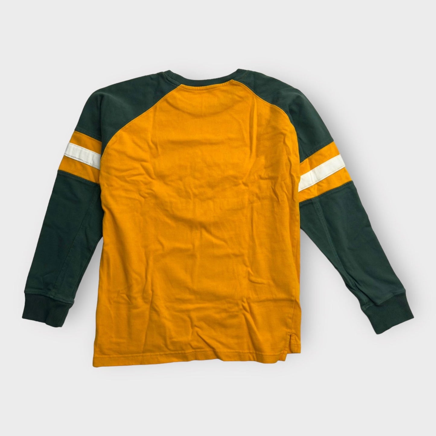 CSU Rams L/s T-Shirt | M (38/40) | Green/Yellow Logo | Colorblock | EUC - | Buy at Parsimony Shoppes