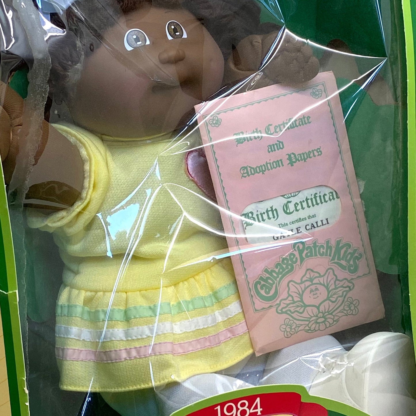 Cabbage Patch Kids | Girl Doll "Gayle Calli" 1984 | Vintage in Original Box - | Buy at Parsimony Shoppes