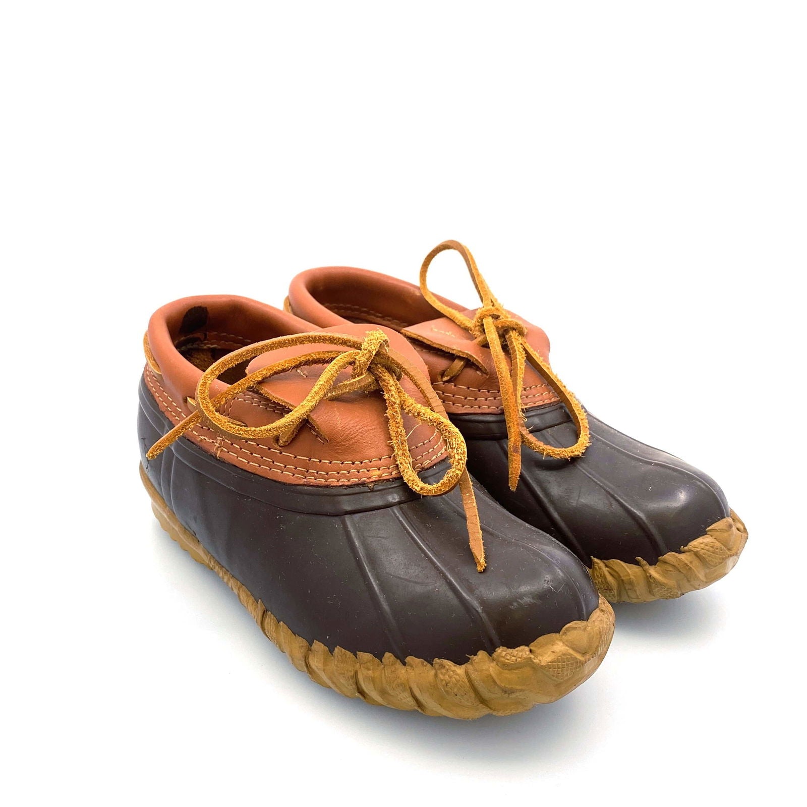 Cabela's | Womens Waterproof Rubber Leather Duck Boot Shoes 82-1583 | Size: 7 | Brown | EUC -  | Buy at Parsimony Shoppes