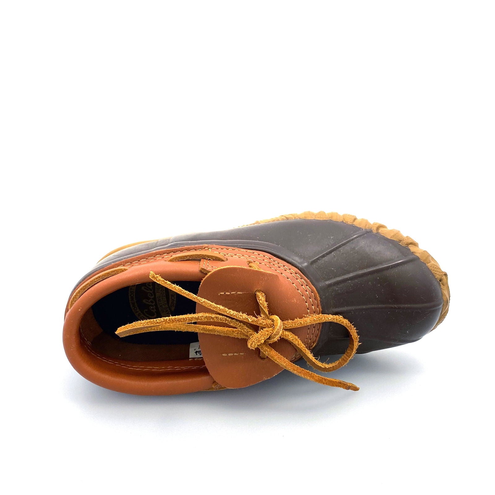 Cabela's | Womens Waterproof Rubber Leather Duck Boot Shoes 82-1583 | Size: 7 | Brown | EUC -  | Buy at Parsimony Shoppes