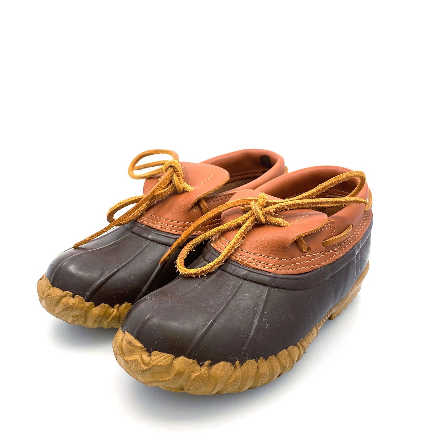 Cabela's | Womens Waterproof Rubber Leather Duck Boot Shoes 82-1583 | Size: 7 | Brown | EUC - | Buy at Parsimony Shoppes