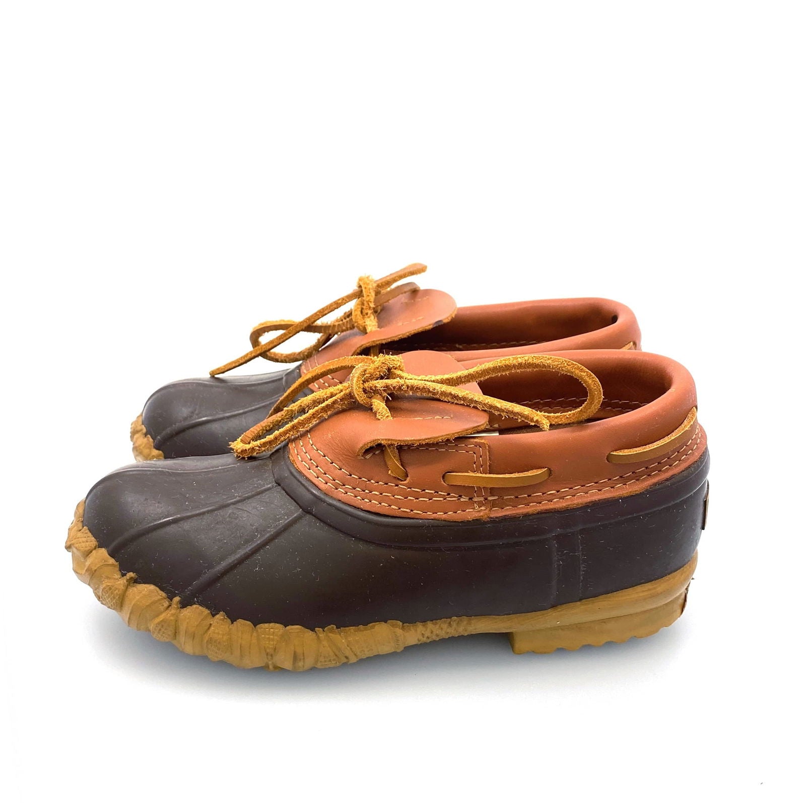 Cabela's | Womens Waterproof Rubber Leather Duck Boot Shoes 82-1583 | Size: 7 | Brown | EUC -  | Buy at Parsimony Shoppes