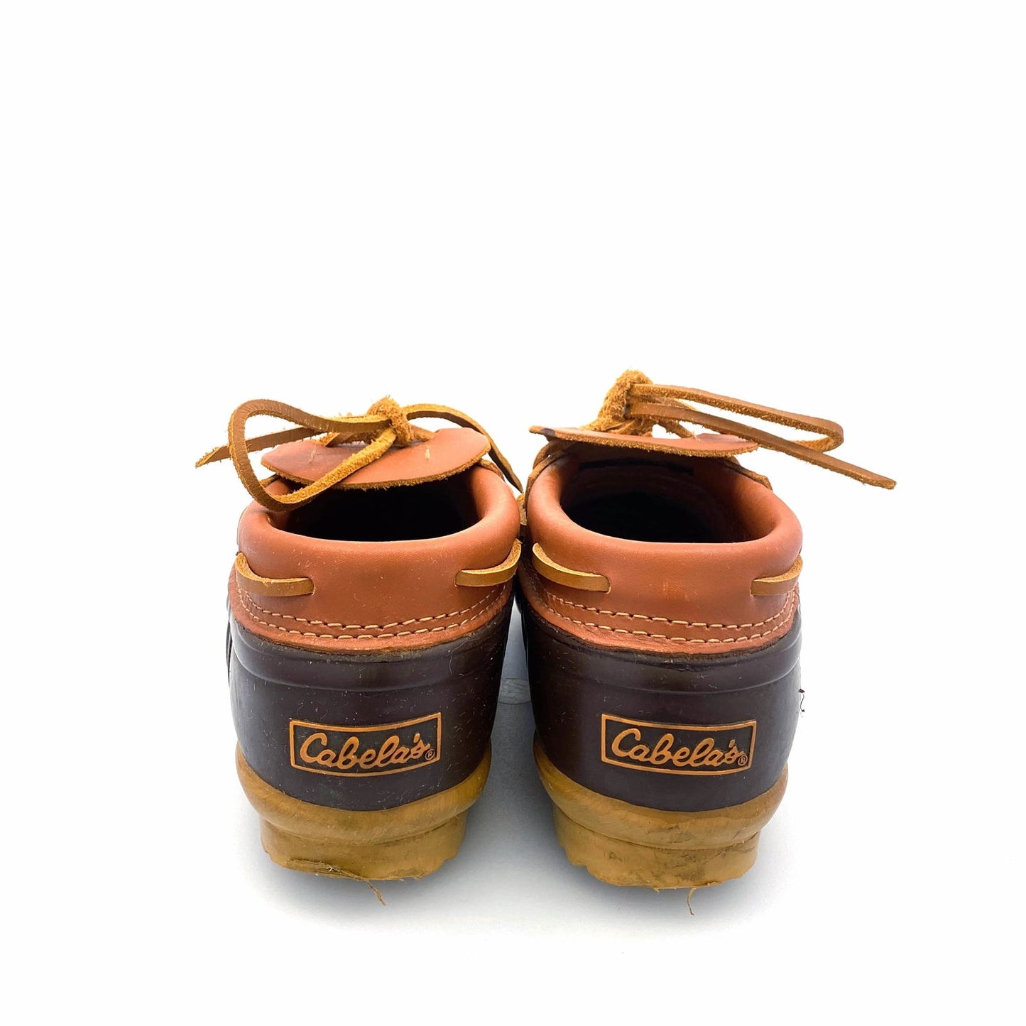 Cabela's | Womens Waterproof Rubber Leather Duck Boot Shoes 82-1583 | Size: 7 | Brown | EUC - | Buy at Parsimony Shoppes