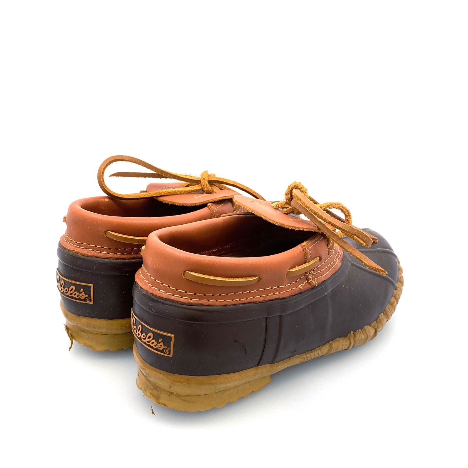 Cabela's | Womens Waterproof Rubber Leather Duck Boot Shoes 82-1583 | Size: 7 | Brown | EUC -  | Buy at Parsimony Shoppes