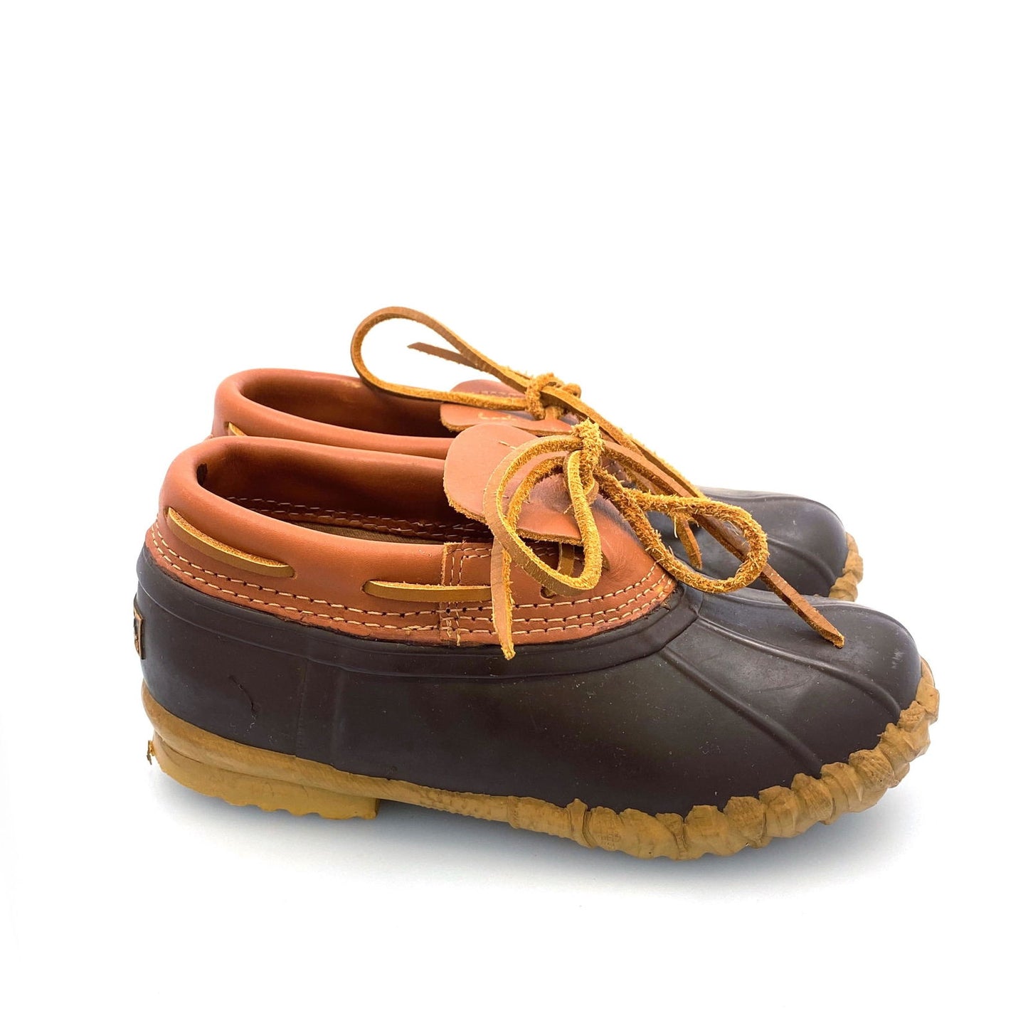 Cabela's | Womens Waterproof Rubber Leather Duck Boot Shoes 82-1583 | Size: 7 | Brown | EUC - | Buy at Parsimony Shoppes
