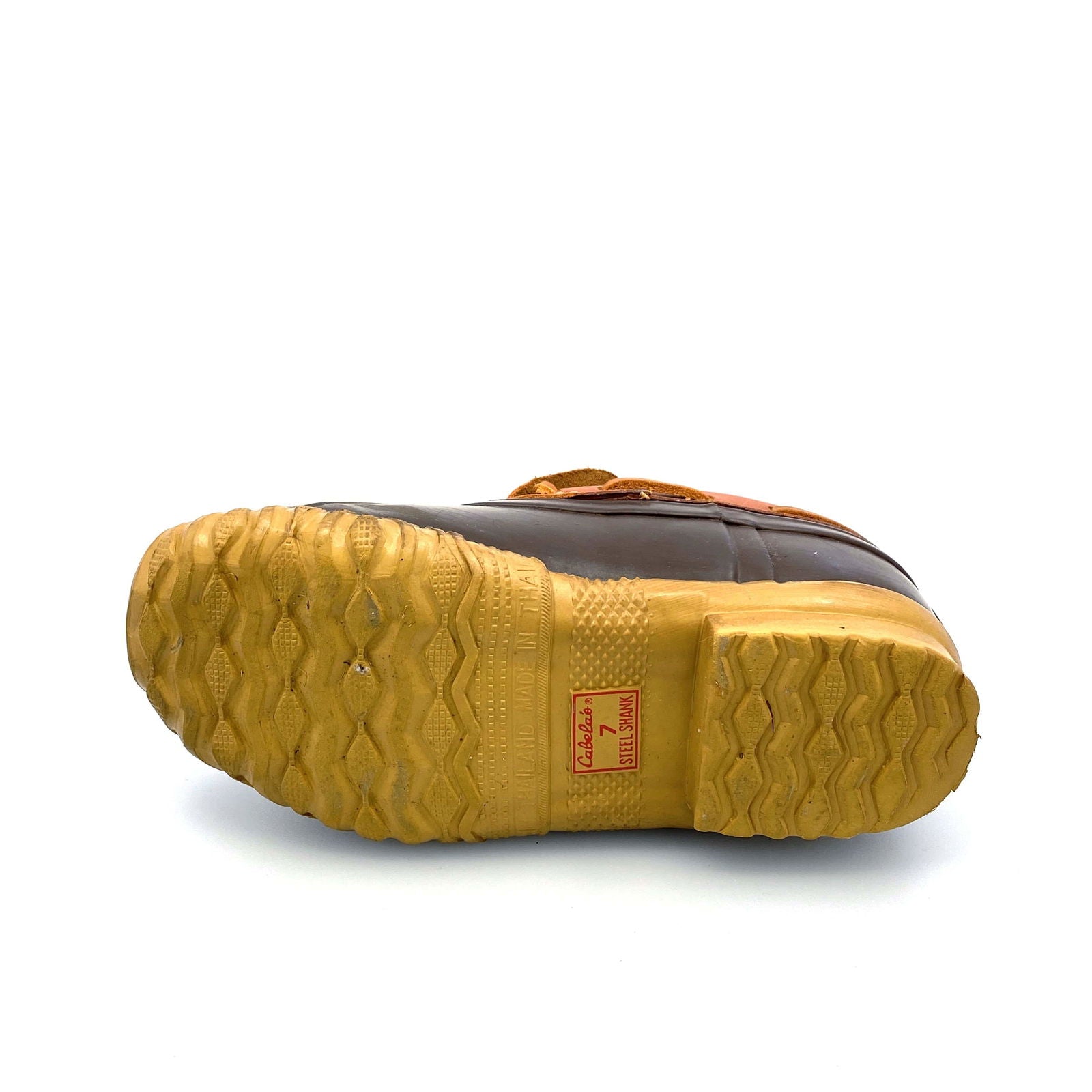 Cabela's | Womens Waterproof Rubber Leather Duck Boot Shoes 82-1583 | Size: 7 | Brown | EUC -  | Buy at Parsimony Shoppes