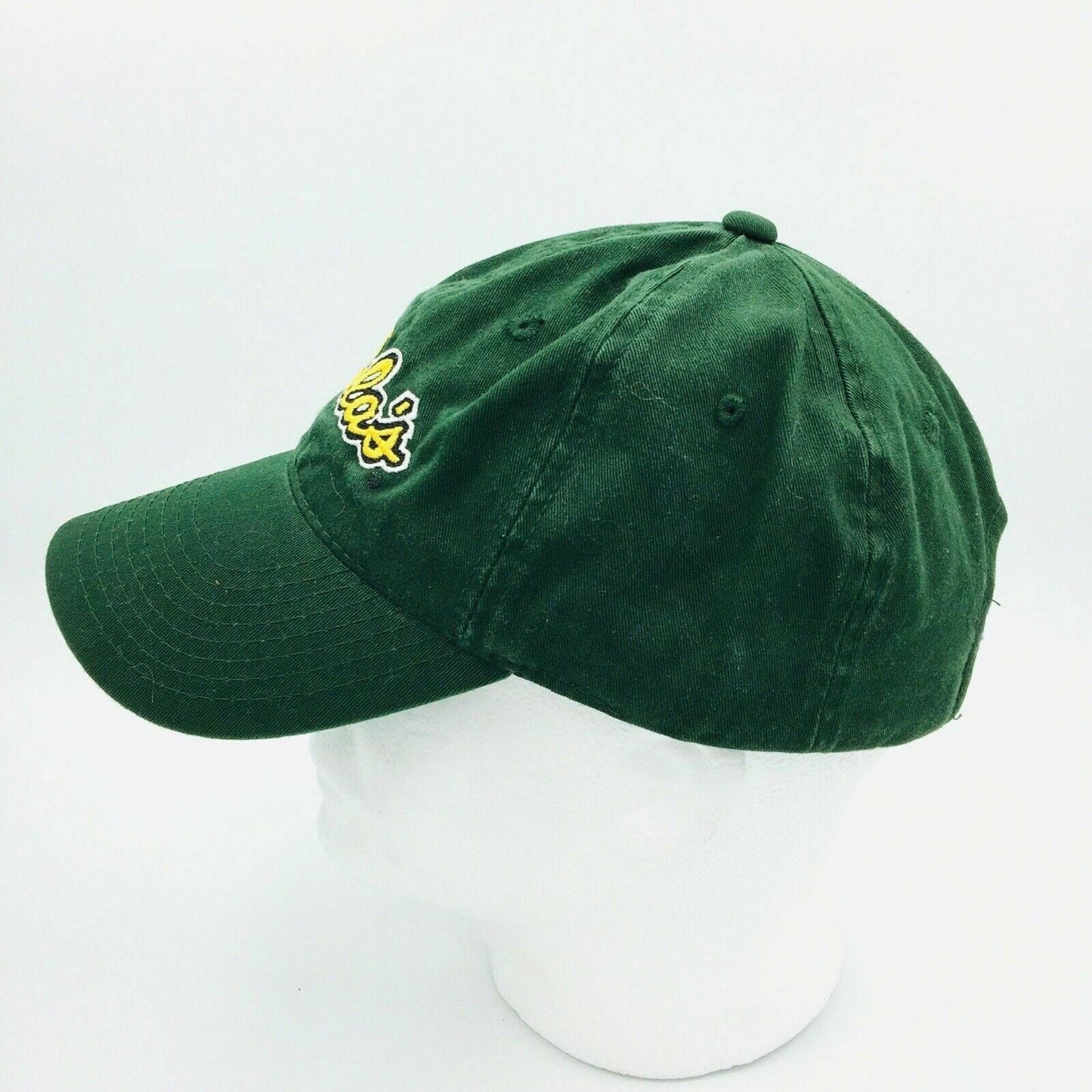 Cabelas Mens Green Yellow Hat Logo OSFM Strapback Cap Retro Dad - | Buy at Parsimony Shoppes