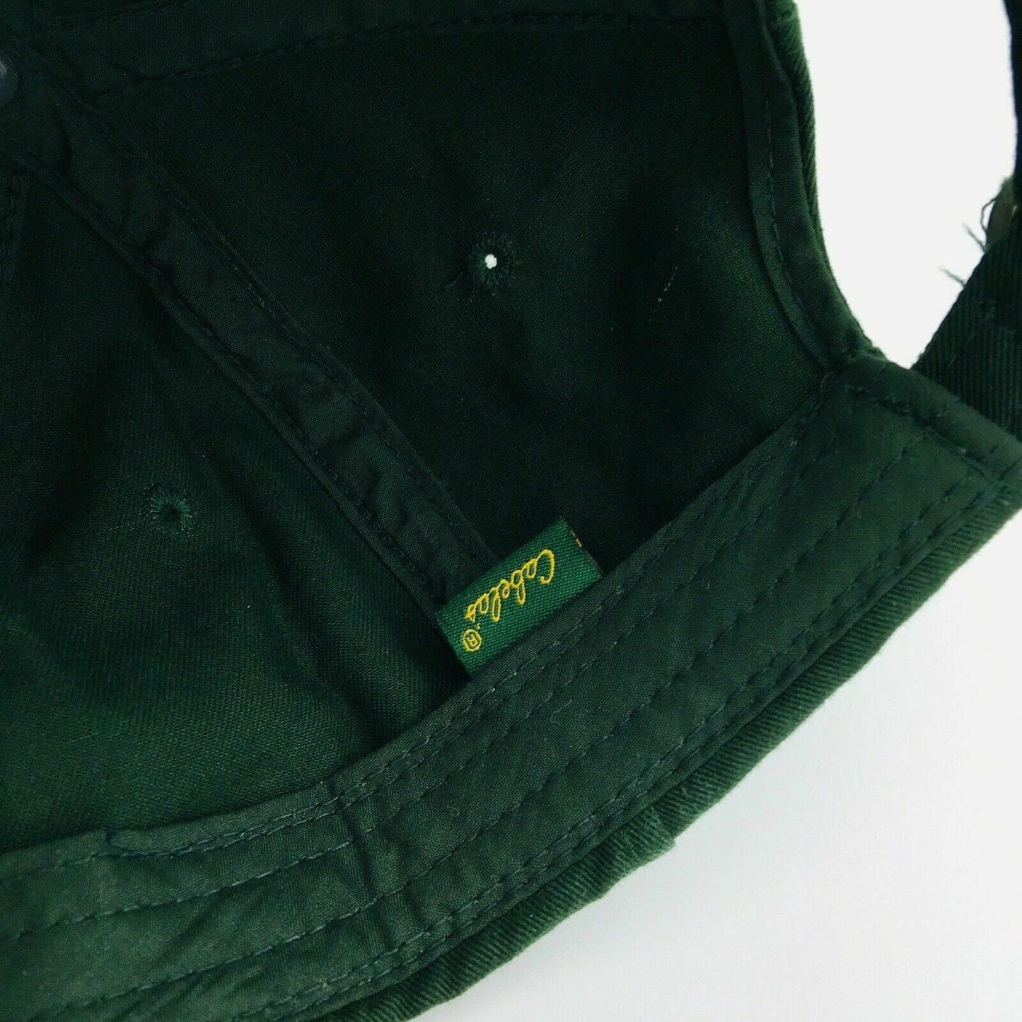 Cabelas Mens Green Yellow Hat Logo OSFM Strapback Cap Retro Dad - | Buy at Parsimony Shoppes