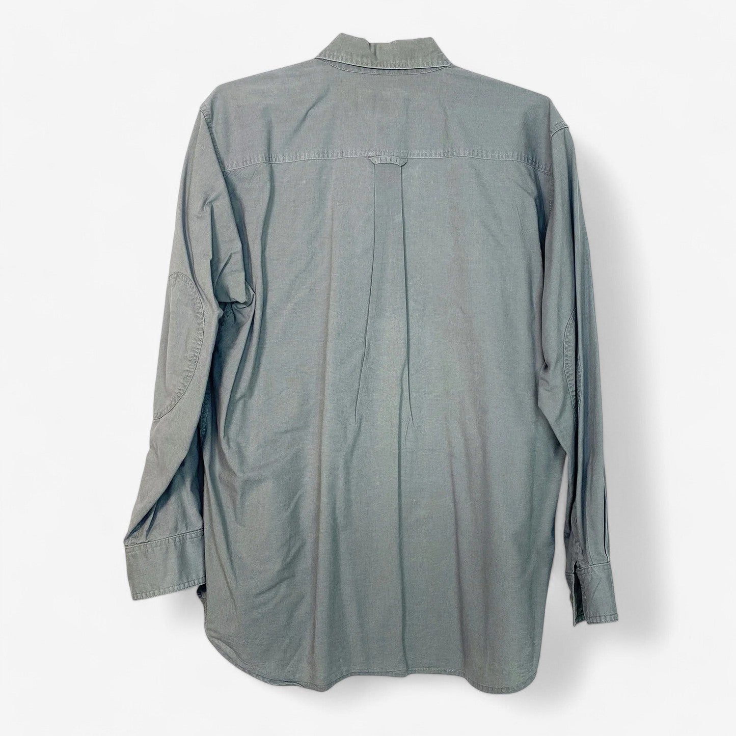 Cabela's Men's Olive Green Long Sleeve Button-Up Shirt - Size L - Pre-Owned