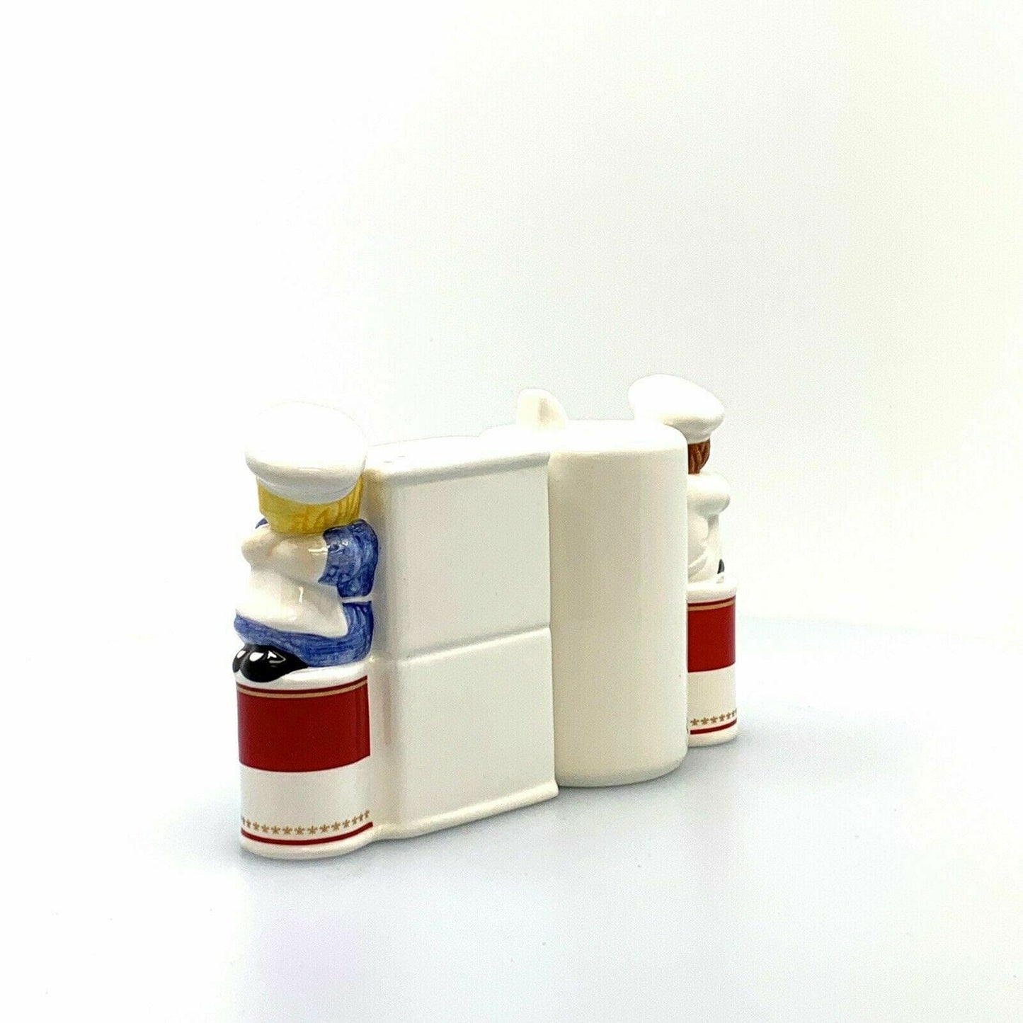 Campbells Soup Co. Kids Salt & Pepper Shakers Set Pair White 1996 - | Buy at Parsimony Shoppes