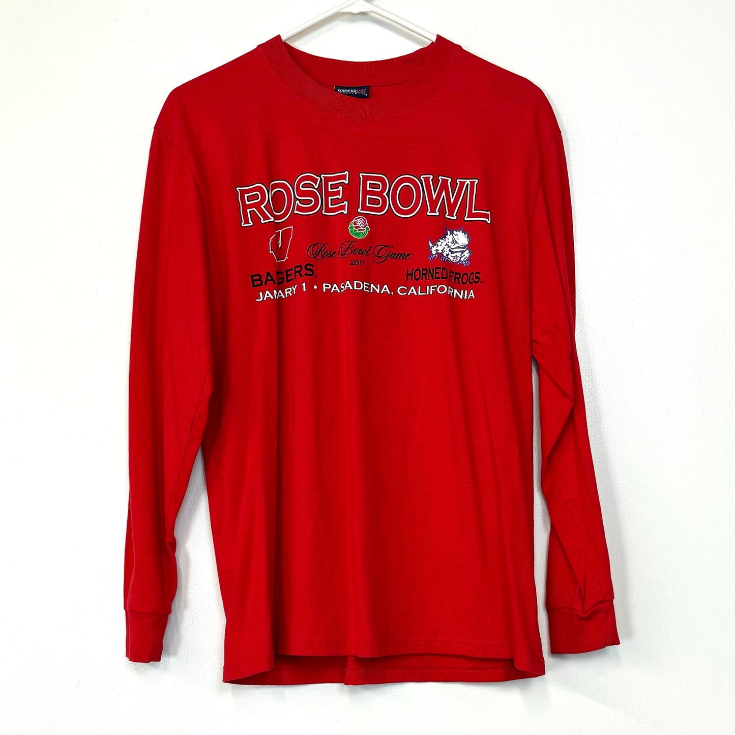 Campus One | 2011 Rose Bowl Game L/s T-Shirt | Color: Red | Size: M | Pre-Owned - | Buy at Parsimony Shoppes