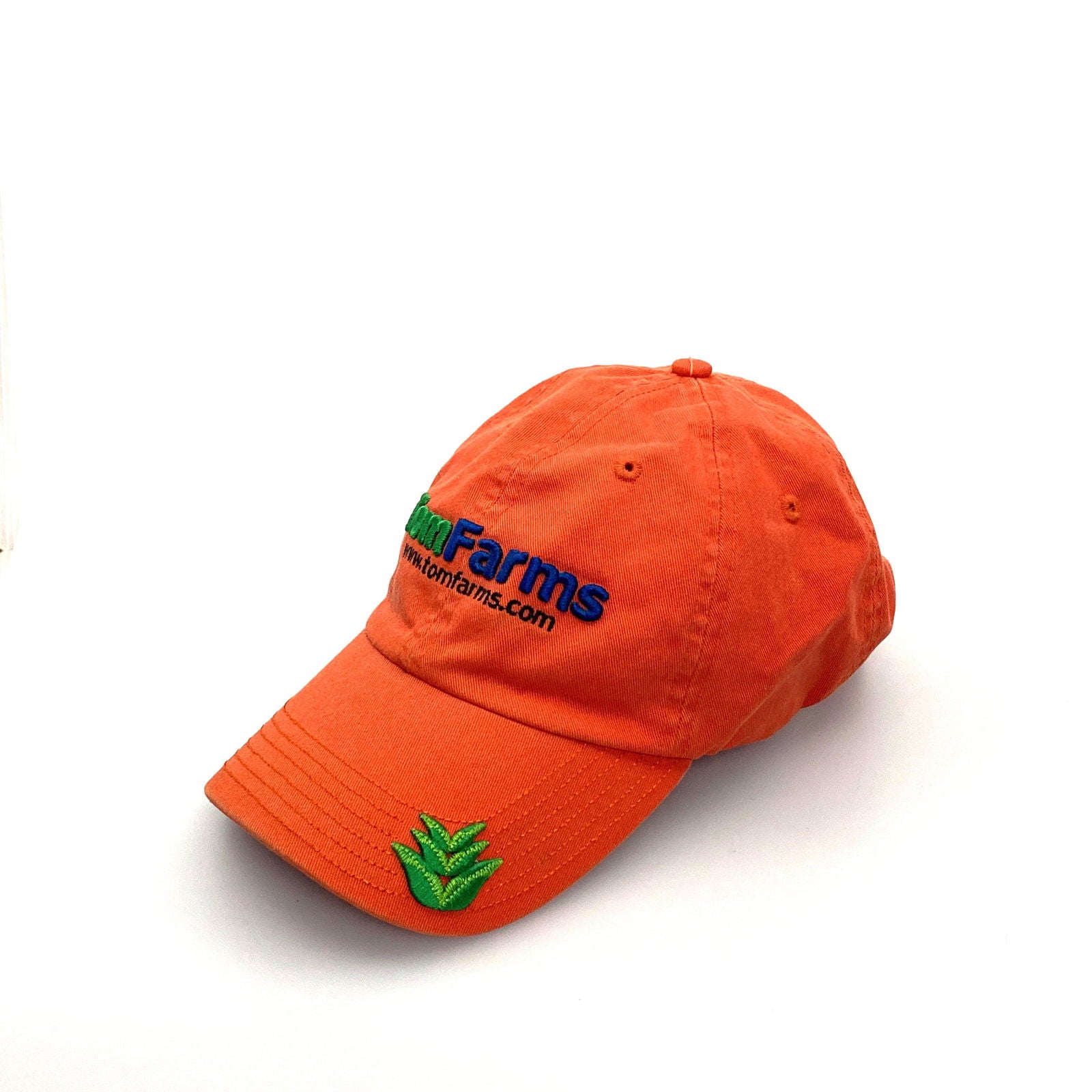 Cap America Mens Monsanto TOMFARMS Adjustable Orange Dad Baseball Hat -  | Buy at Parsimony Shoppes