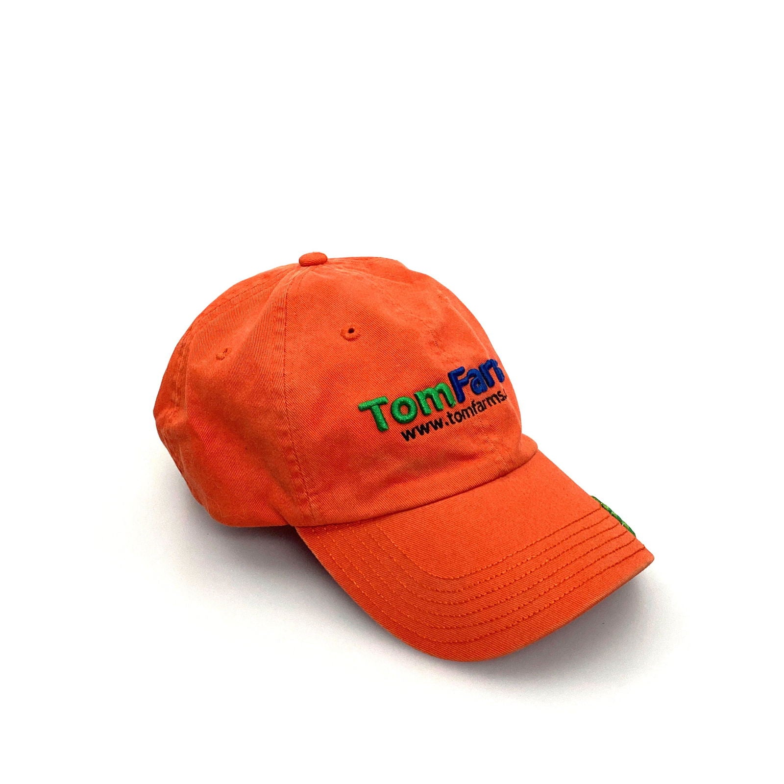 Cap America Mens Monsanto TOMFARMS Adjustable Orange Dad Baseball Hat -  | Buy at Parsimony Shoppes