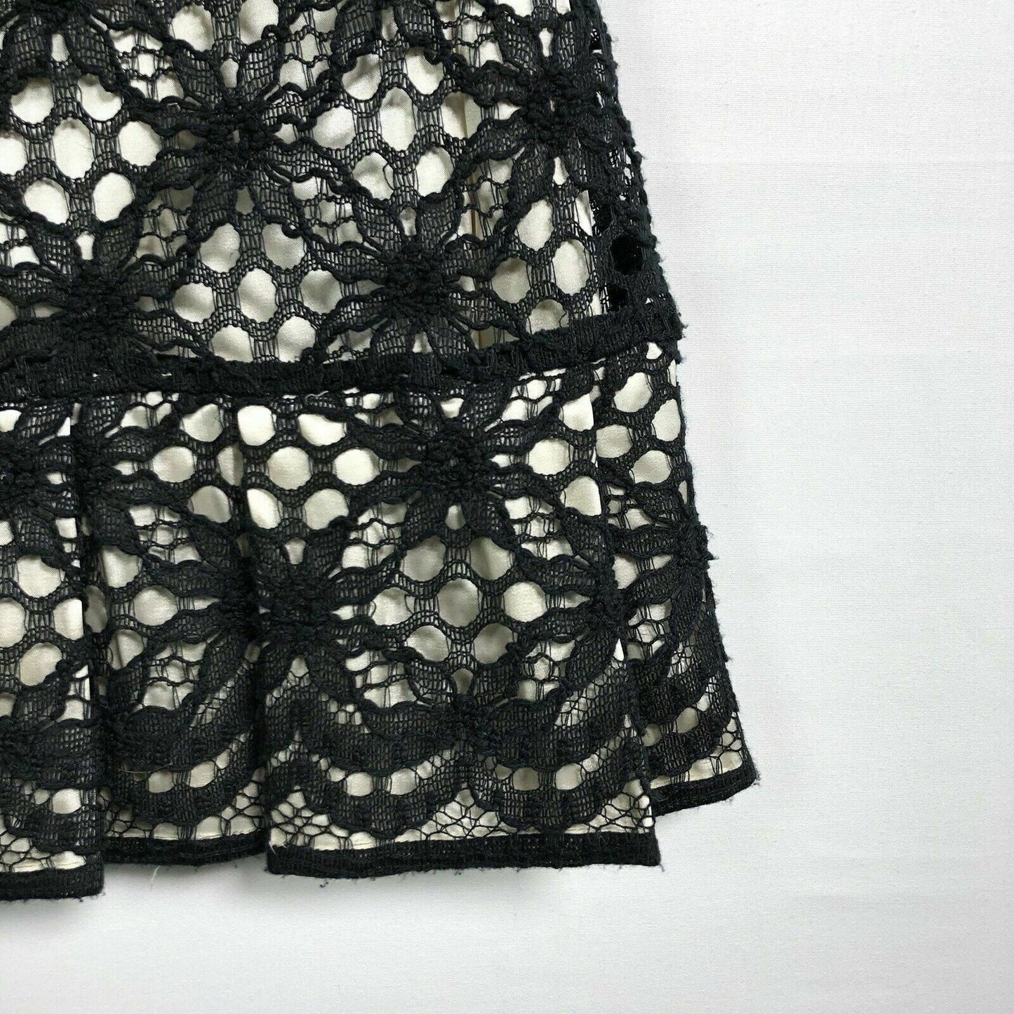 Captivating Jax Womens Dress Black White Lace Scoop Neck Cap Sleeve Fully Lined - | Buy at Parsimony Shoppes