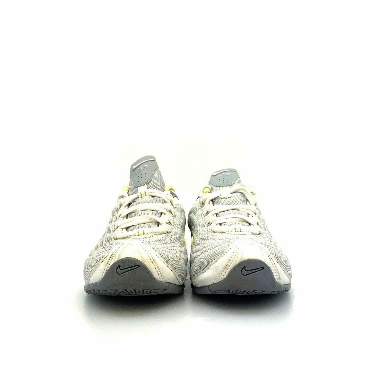 Captivating Nike Air Womens Size 6 Silver Yellow Training Athletic Shoes - | Buy at Parsimony Shoppes
