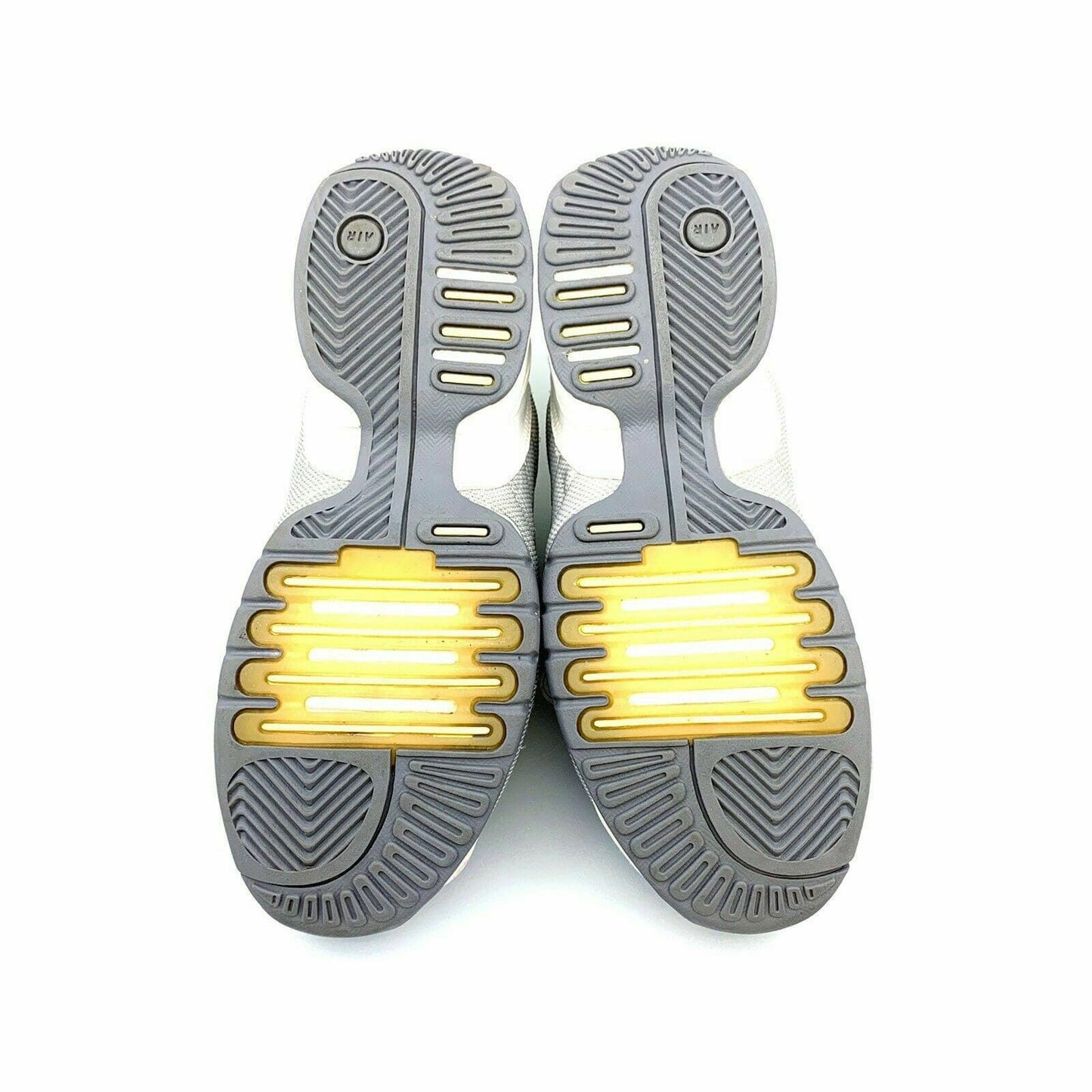 Captivating Nike Air Womens Size 6 Silver Yellow Training Athletic Shoes - | Buy at Parsimony Shoppes