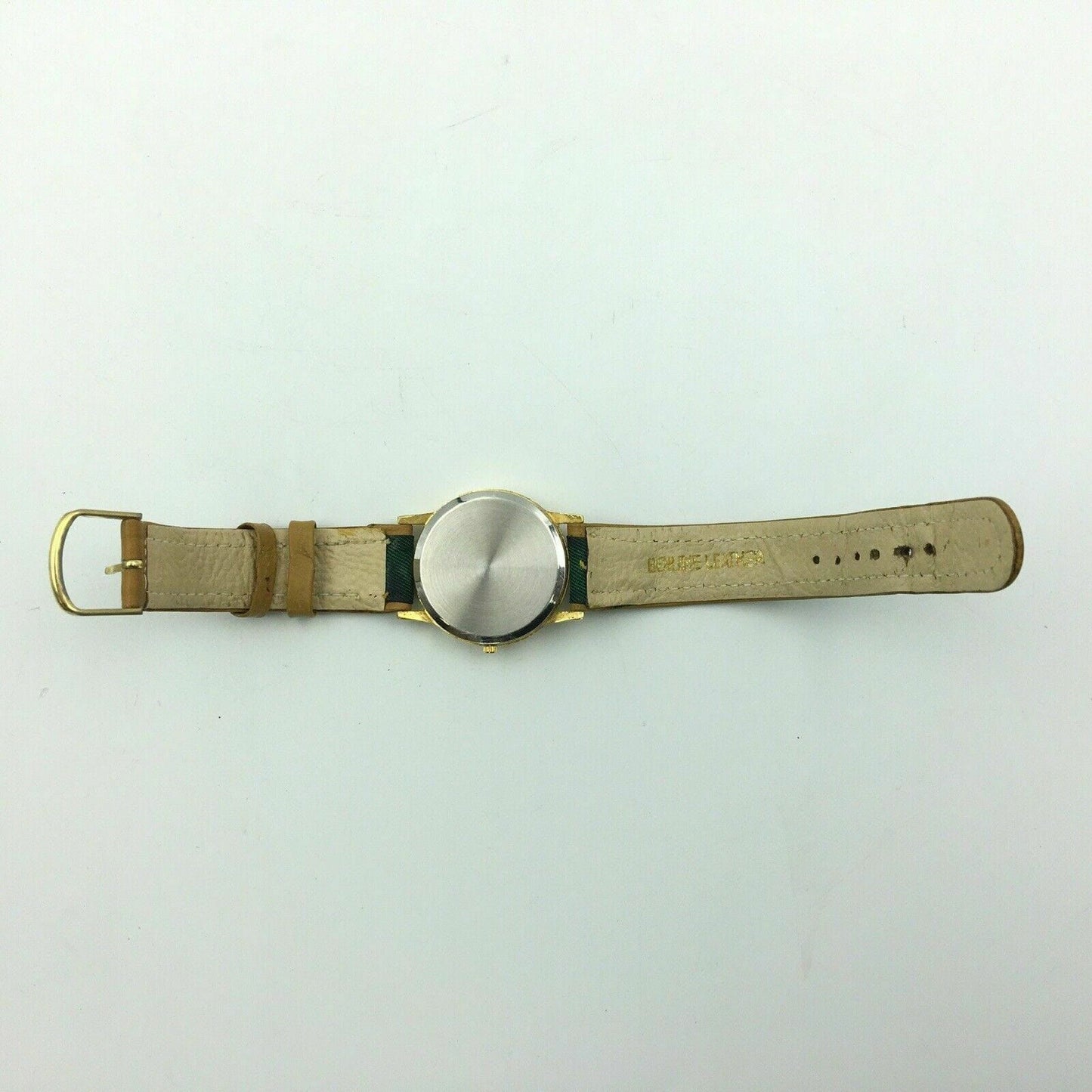 Captivating St Marin Quartz Womens Watch Golf Theme Fabric Band Very Good - | Buy at Parsimony Shoppes