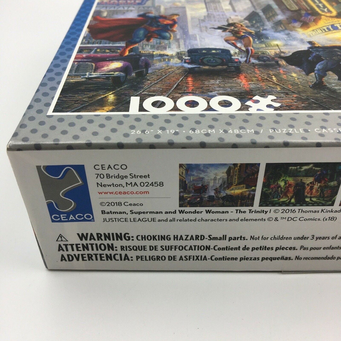 Ceaco | DC Comics Thomas Kinkade 'The Trinity' Jigsaw Puzzle | 1000 Pc | NIB - | Buy at Parsimony Shoppes