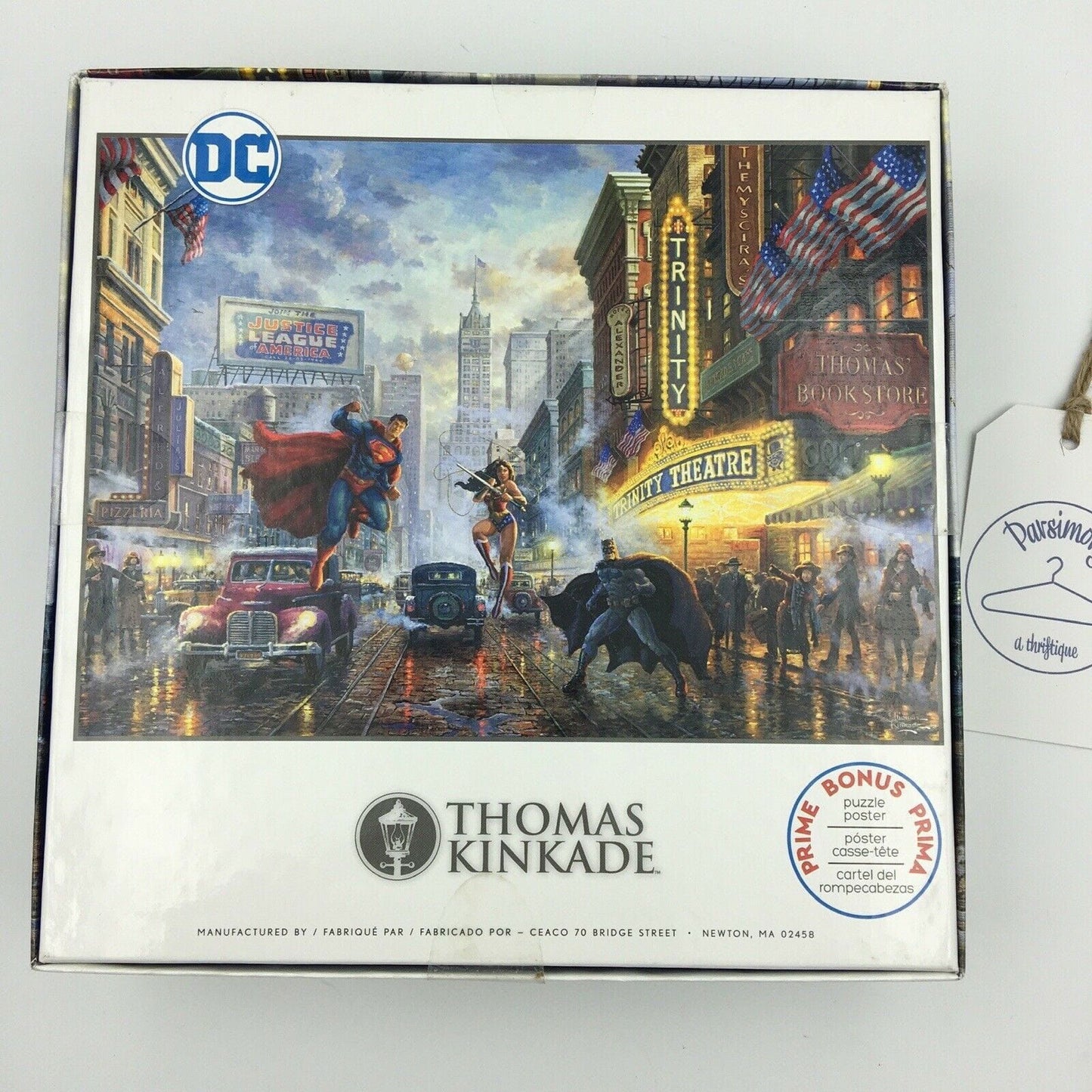 Ceaco | DC Comics Thomas Kinkade 'The Trinity' Jigsaw Puzzle | 1000 Pc | NIB - | Buy at Parsimony Shoppes