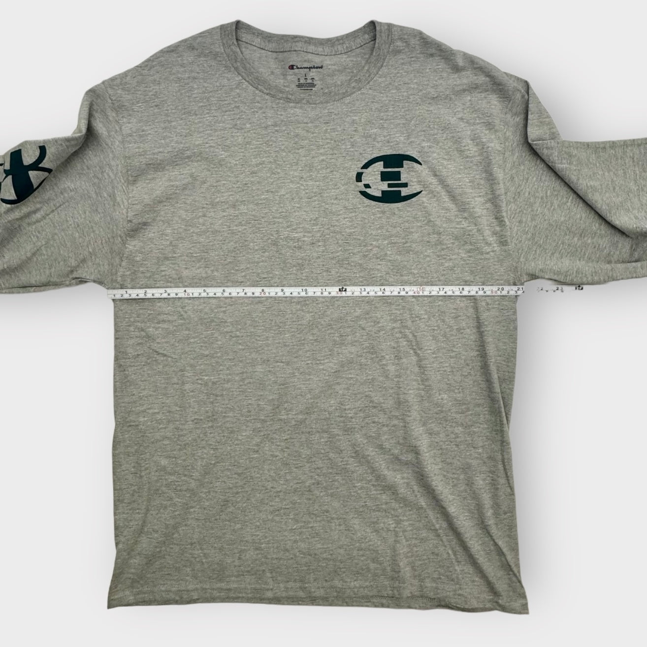 Champion Classic L/s Jersey T-Shirt | L | Light Gray Heathered | NWT - | Buy at Parsimony Shoppes