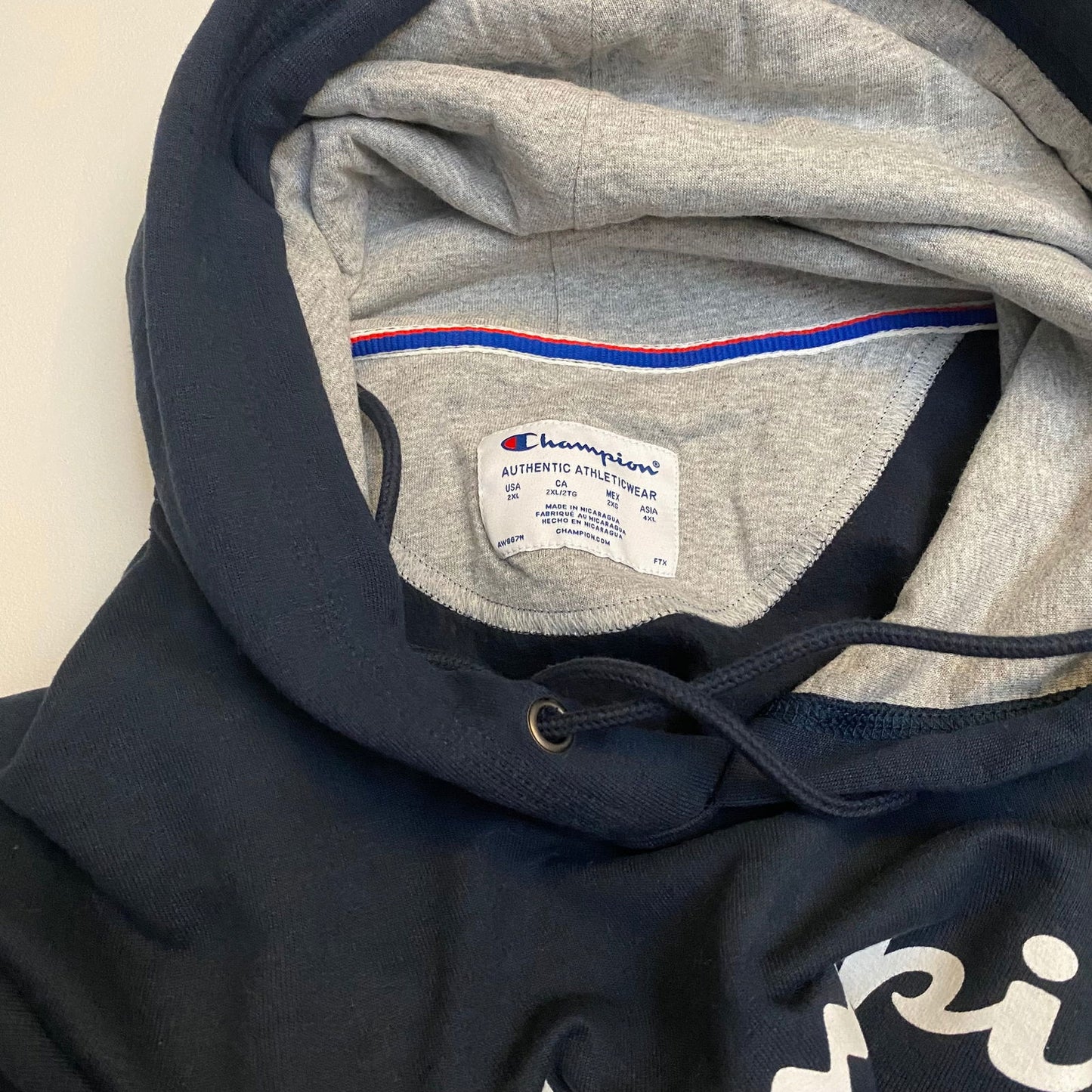 Champion Mens Fleece Pullover Hoodie Sweatshirt | 2XL | Navy Blue | NWT - | Buy at Parsimony Shoppes