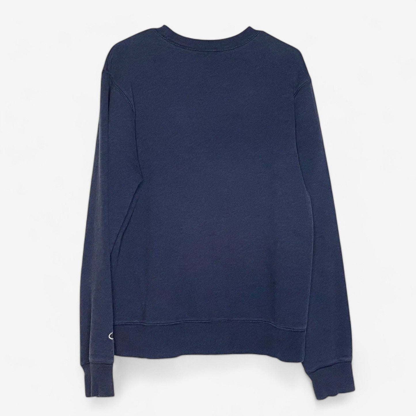 Champion Men's Blue Fleece Crew Neck Sweatshirt - Long Sleeve - Size M - Excellent Used Condition
