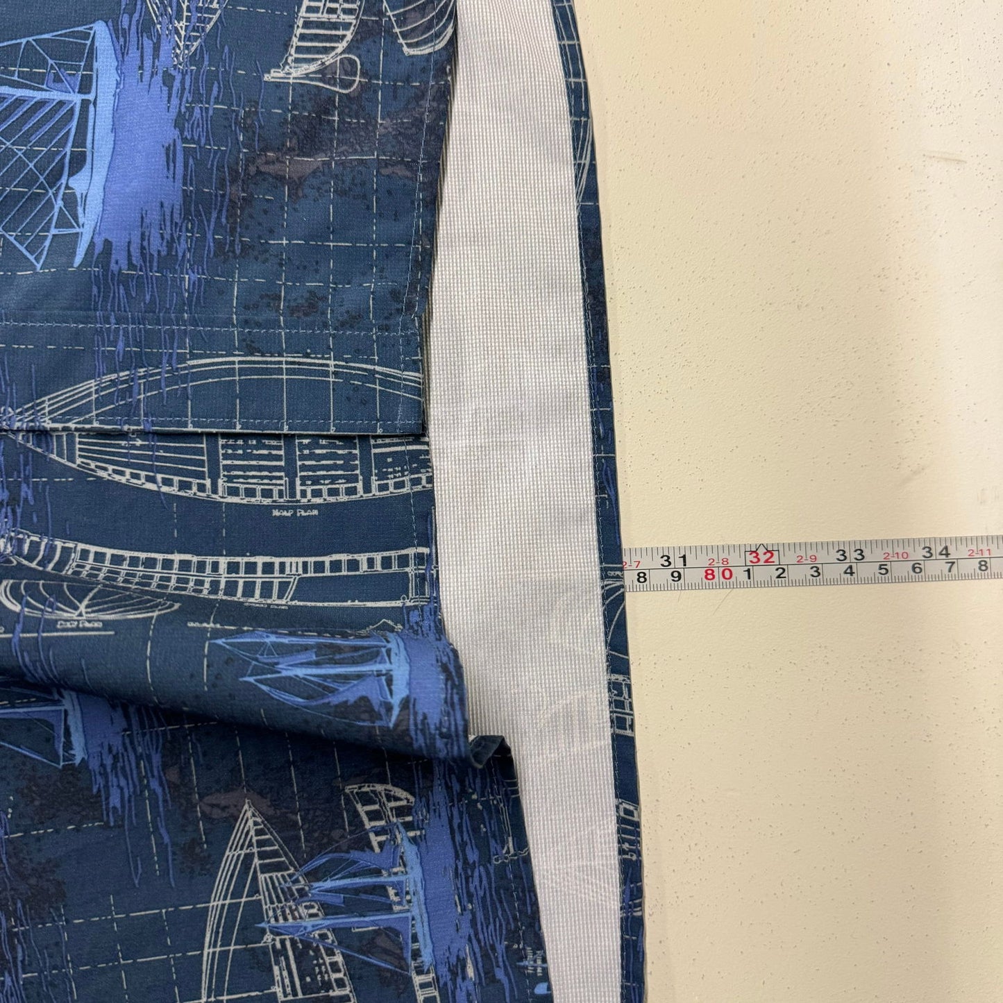 Chaps | Mens Vented Sailboats Button Up S/s Shirt | Size: L | Color: Blue/Blue | EUC - | Buy at Parsimony Shoppes