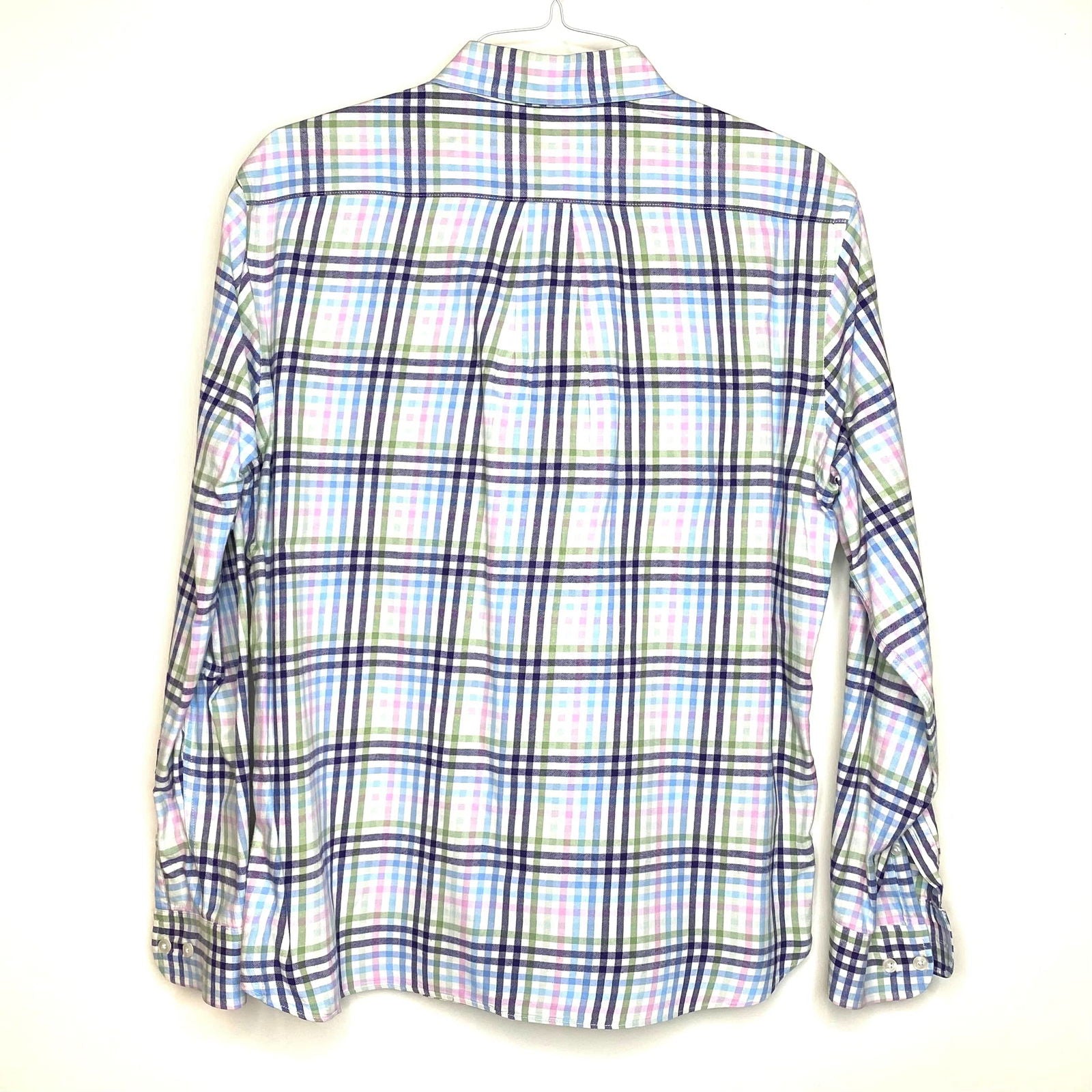 Charleston Threads Mens Size XL Blue Pink White Plaid Button-Down Casual Shirt L/s -  | Buy at Parsimony Shoppes