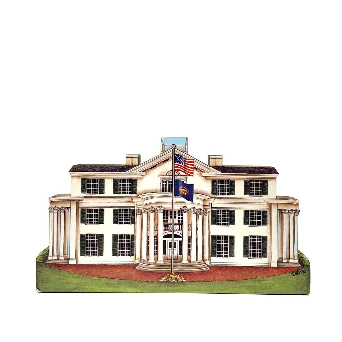 Charming Arbor State Park Lodge Wooden Plaque - Vintage-inspired, Unique, Hand-painted - 17" - Very Good - Unbranded - Unisex - Decorative Plaques - | Buy at Parsimony Shoppes