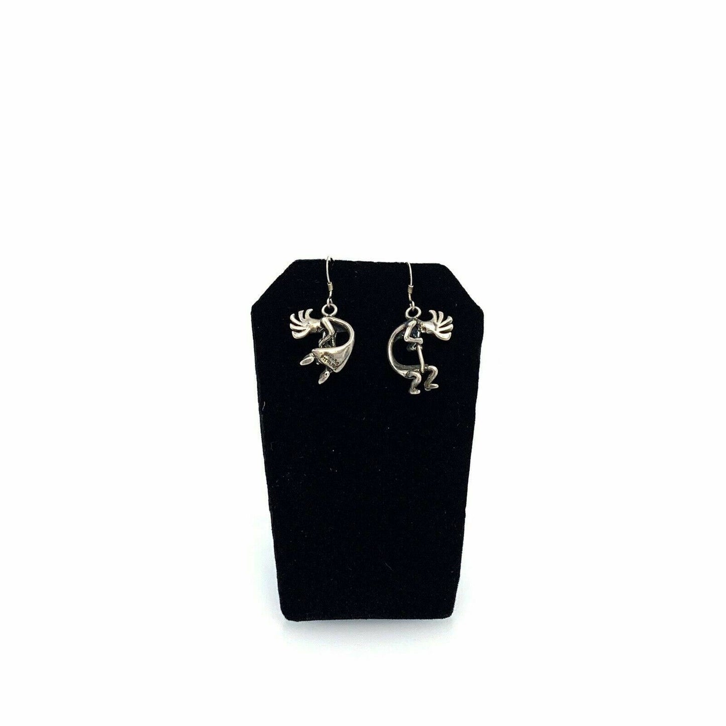 Charming Kokopelli Sterling Silver Southwest Pendant Necklace & Earrings - | Buy at Parsimony Shoppes