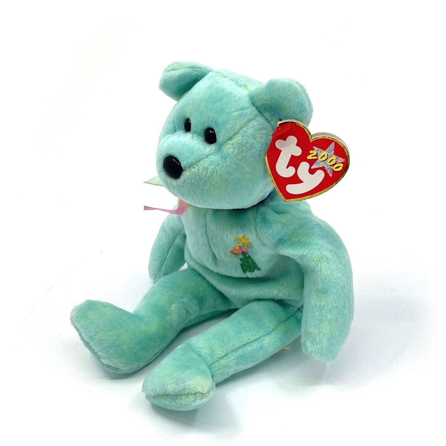 Charming Ty Original Beanie Babies 2000 ‘Ariel’ Bear Plush Toy - Vintage - | Buy at Parsimony Shoppes