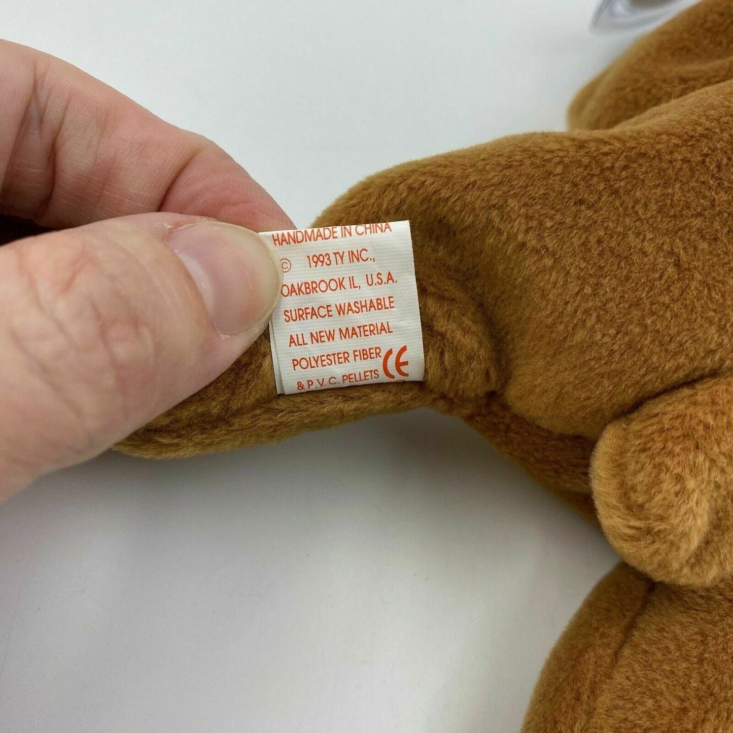 Charming Ty Original Beanie Babies Cubbie The Bear Plush Toy - Excellent Cond. w/Errors - Vintage - | Buy at Parsimony Shoppes