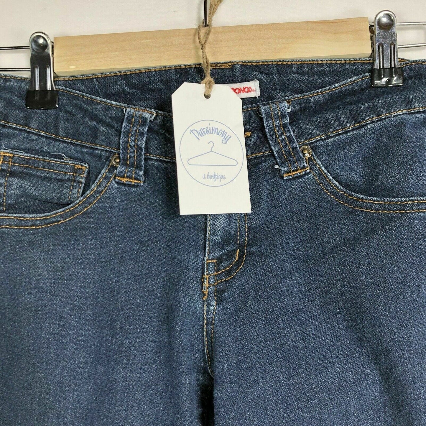 Chic Bongo Womens Super Skinny Denim Jeans, Dark Blue Wash - Size 1 - | Buy at Parsimony Shoppes