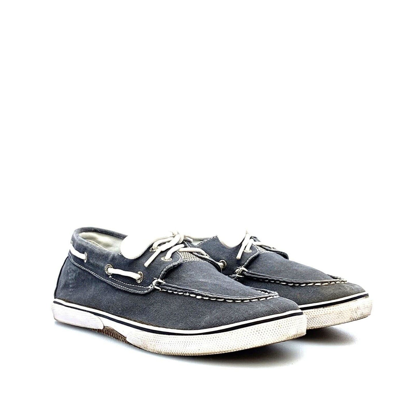 Chic Sperry Top-Sider Boat Flats Lace Up Casual Shoes Size 6M Gray - | Buy at Parsimony Shoppes