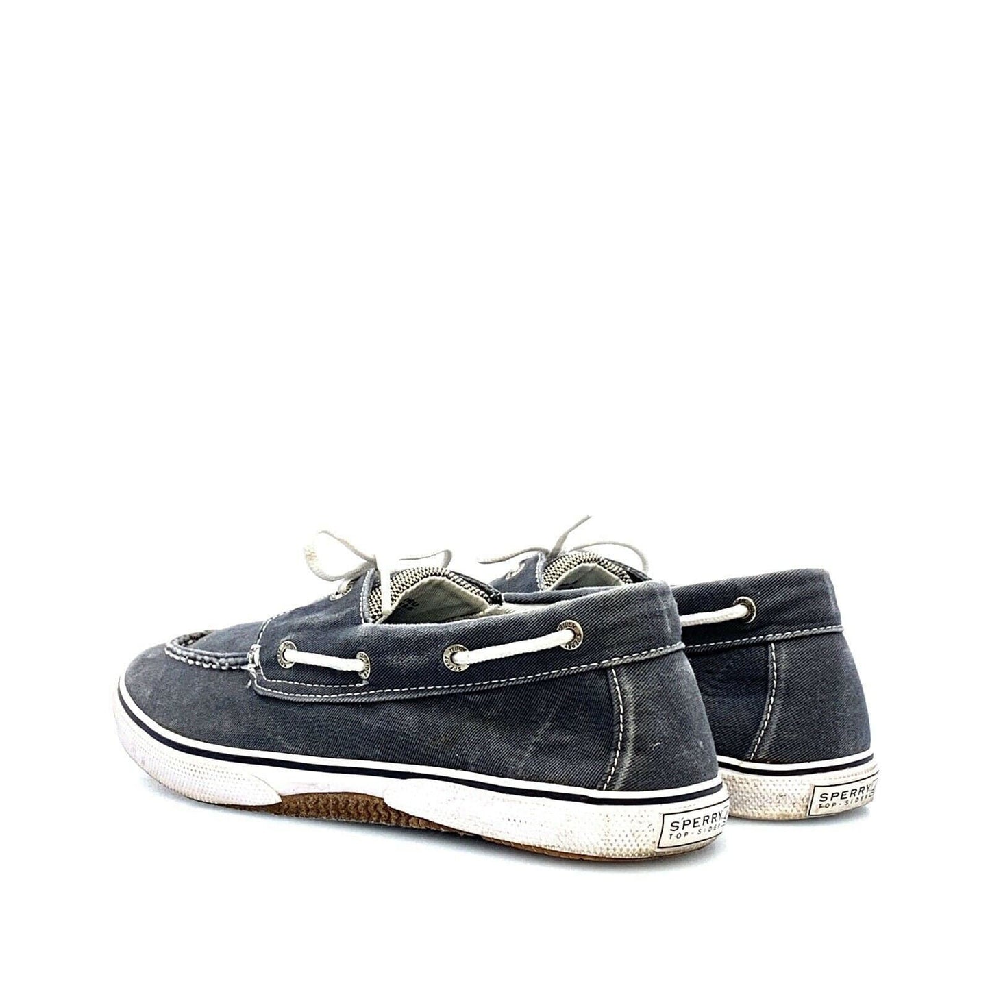 Chic Sperry Top-Sider Boat Flats Lace Up Casual Shoes Size 6M Gray - | Buy at Parsimony Shoppes