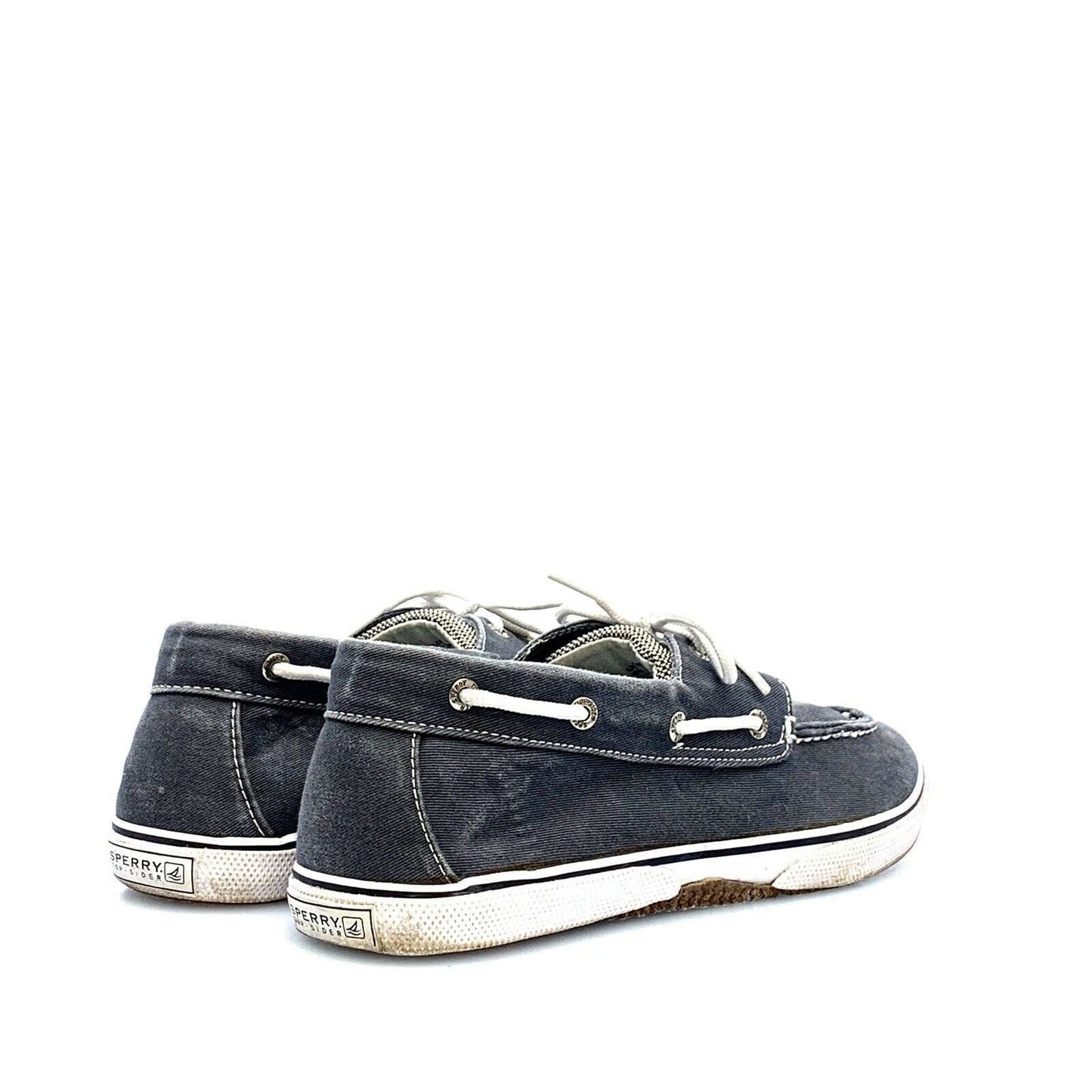 Chic Sperry Top-Sider Boat Flats Lace Up Casual Shoes Size 6M Gray - | Buy at Parsimony Shoppes