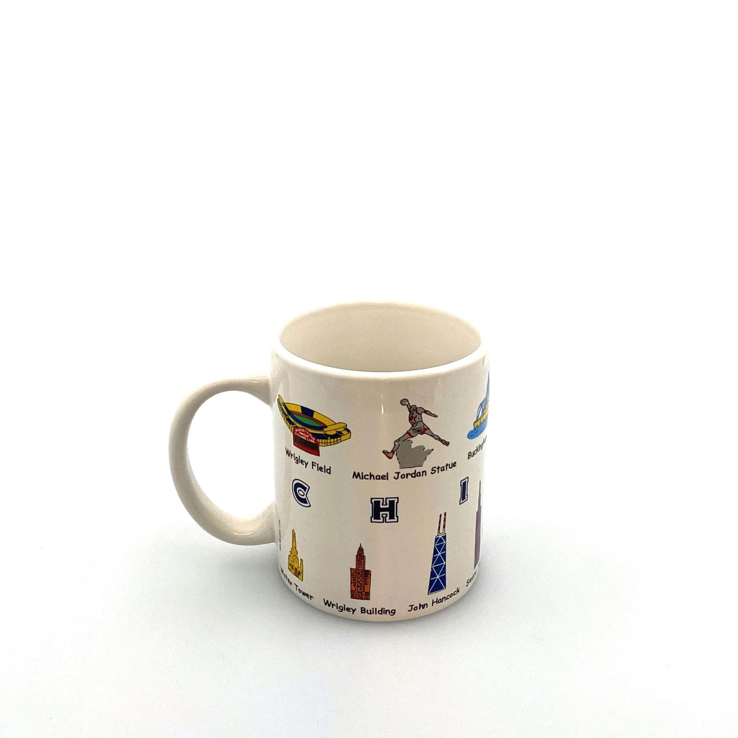 Chicago Tourism Attraction Travel Souvenir Coffee Cup Mug White Ceramic 14 Fl Oz -  | Buy at Parsimony Shoppes