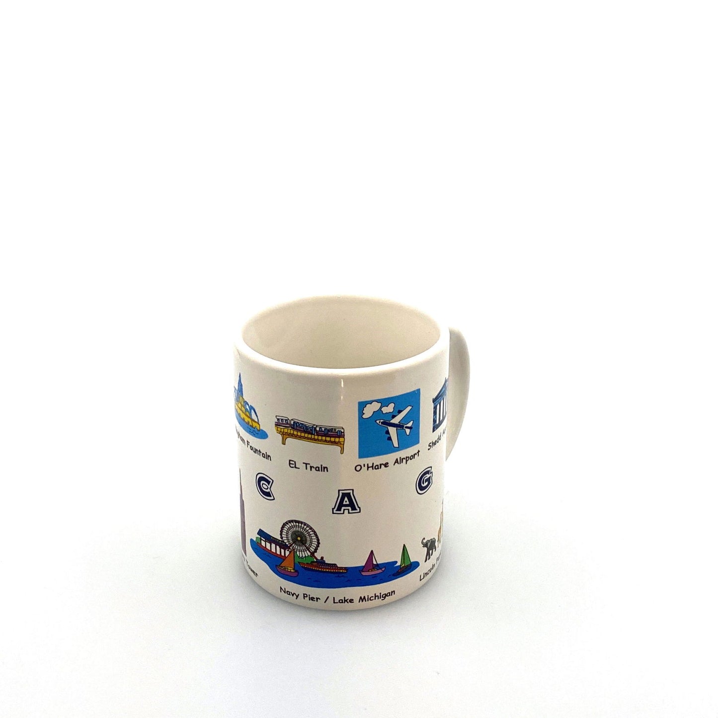Chicago Tourism Attraction Travel Souvenir Coffee Cup Mug White Ceramic 14 Fl Oz -  | Buy at Parsimony Shoppes