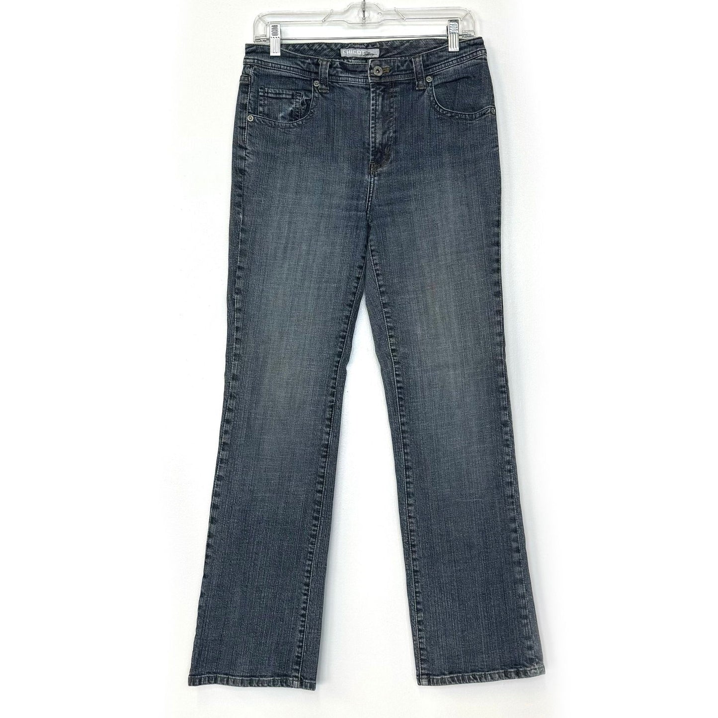Chicos Platinum | Womens Classic Wash Denim Jeans | Color: Blue | Size: 0 Reg | Pre-Owned - | Buy at Parsimony Shoppes