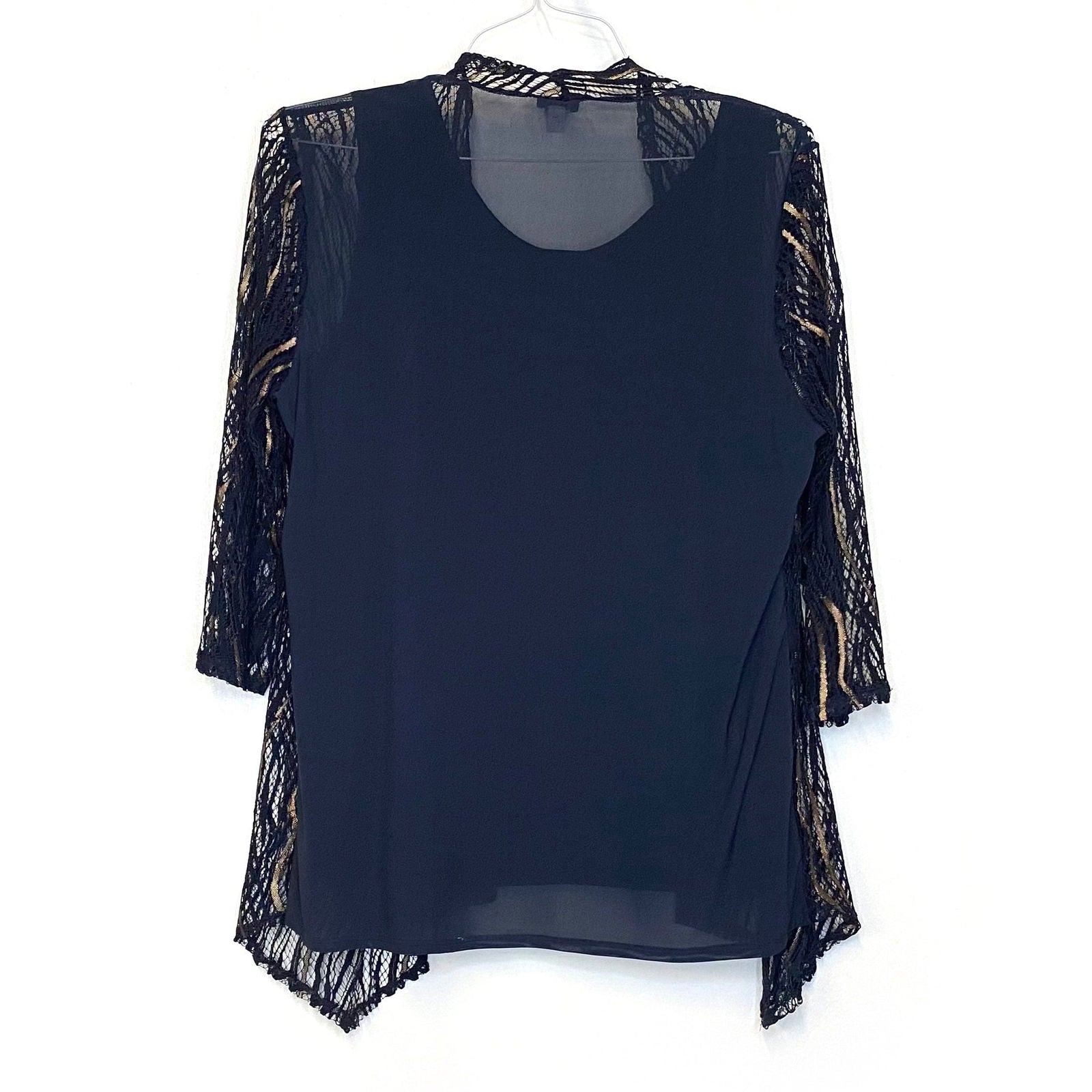 Chicos Travelers Womens Size 2/3 Blue Lightweight Sweater Set ¾ Sleeve Pre-Owned -  | Buy at Parsimony Shoppes