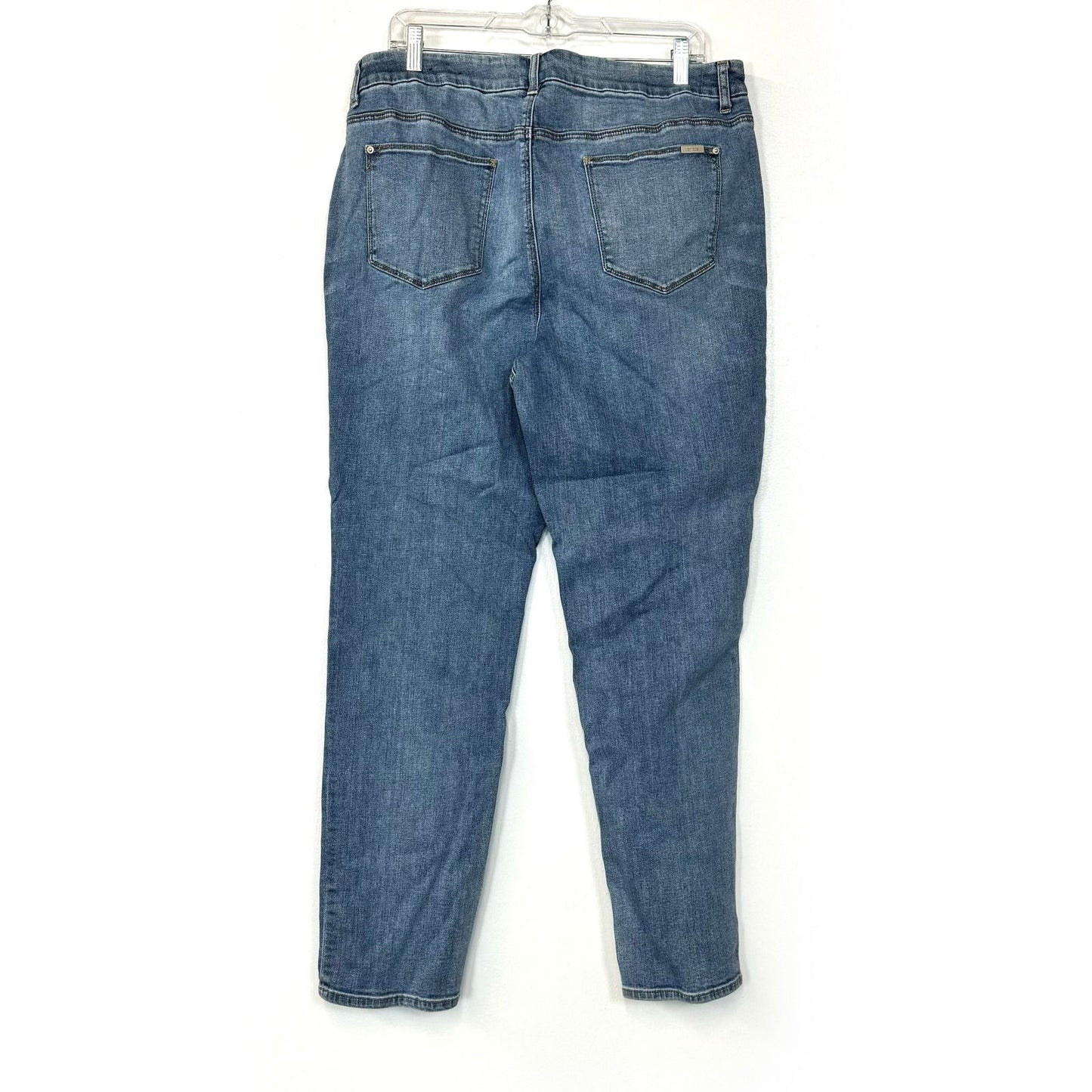 Chicos | Womens So Slimming Girlfriend Ankle Tapered Denim Jeans | Color: Blue | Size: 3 - | Buy at Parsimony Shoppes