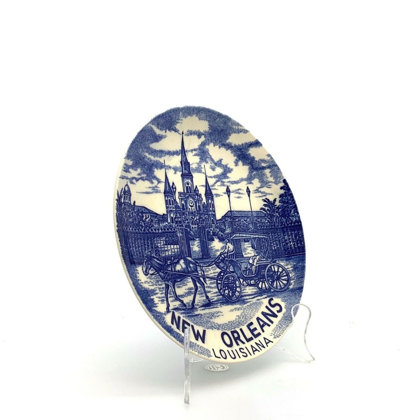 City Of New Orleans Louisiana Souvenir Collectible Plate, White - 8” - | Buy at Parsimony Shoppes