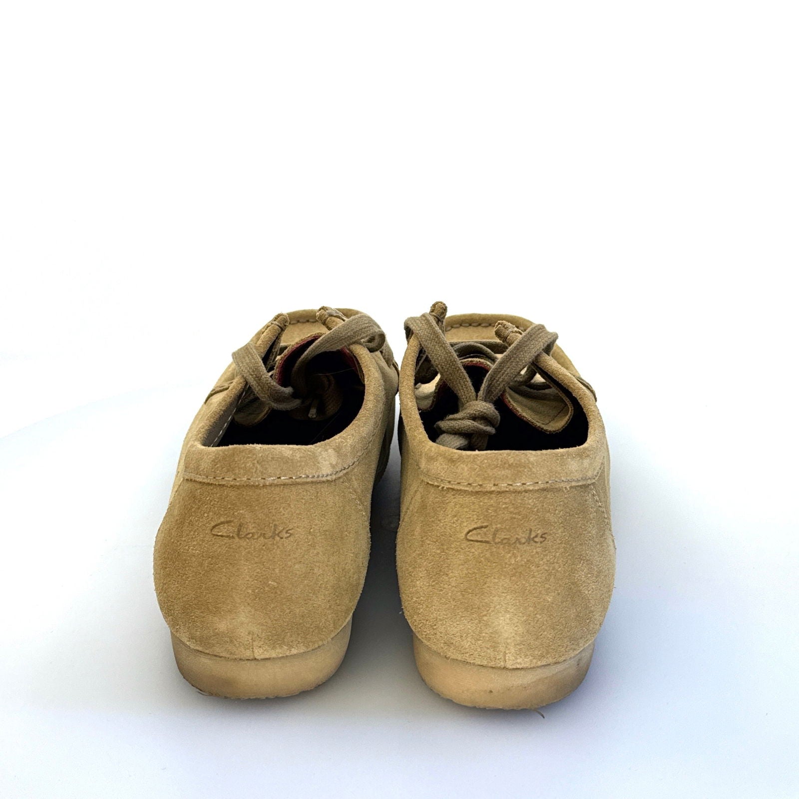 Clarks | Mens Wallabee Low Oak Hairy Shoes | Color: Beige | Size: 12M | Pre-Owned -  | Buy at Parsimony Shoppes