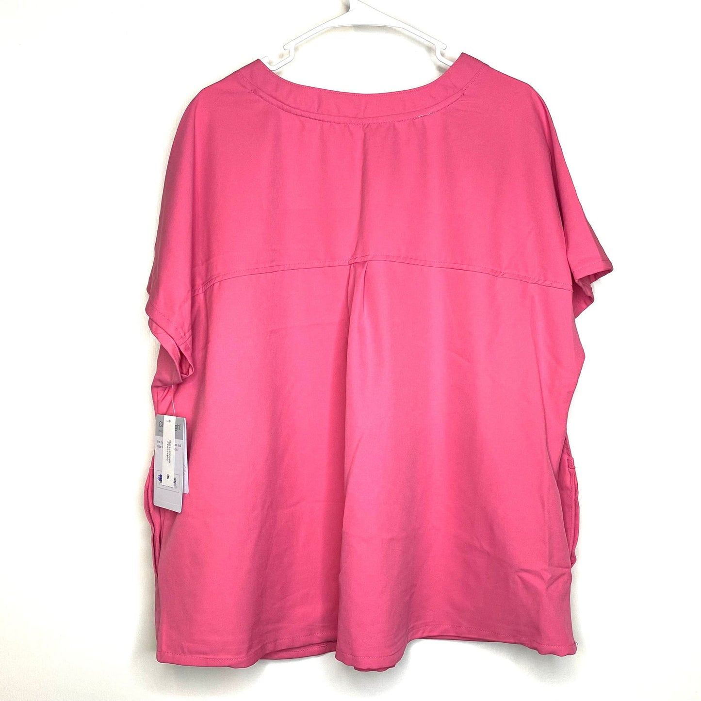 ClimateRight by Cuddl Duds Womens Size 2X Pink Scrubs Top NWT - | Buy at Parsimony Shoppes