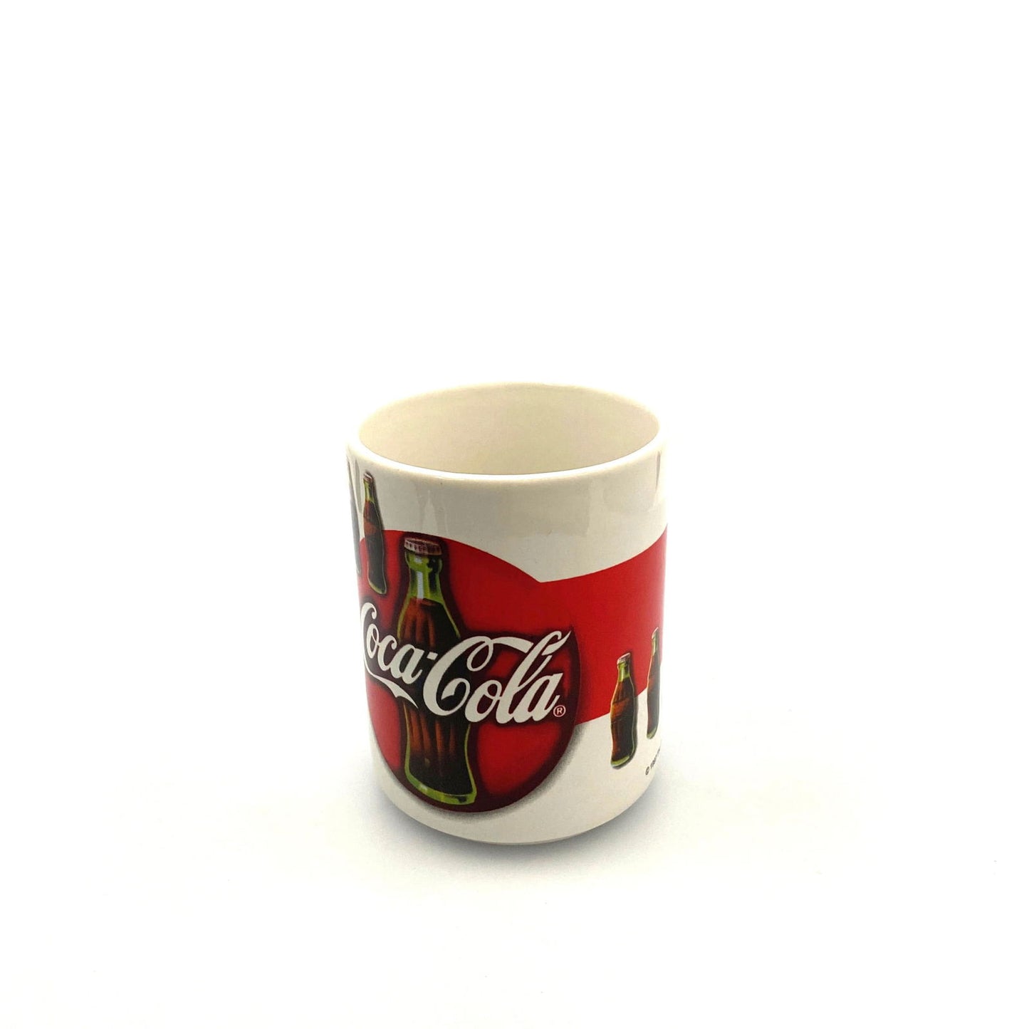 Coca-Cola Large Logo Red White Ceramic Coffee Cup Mug 1997 - | Buy at Parsimony Shoppes
