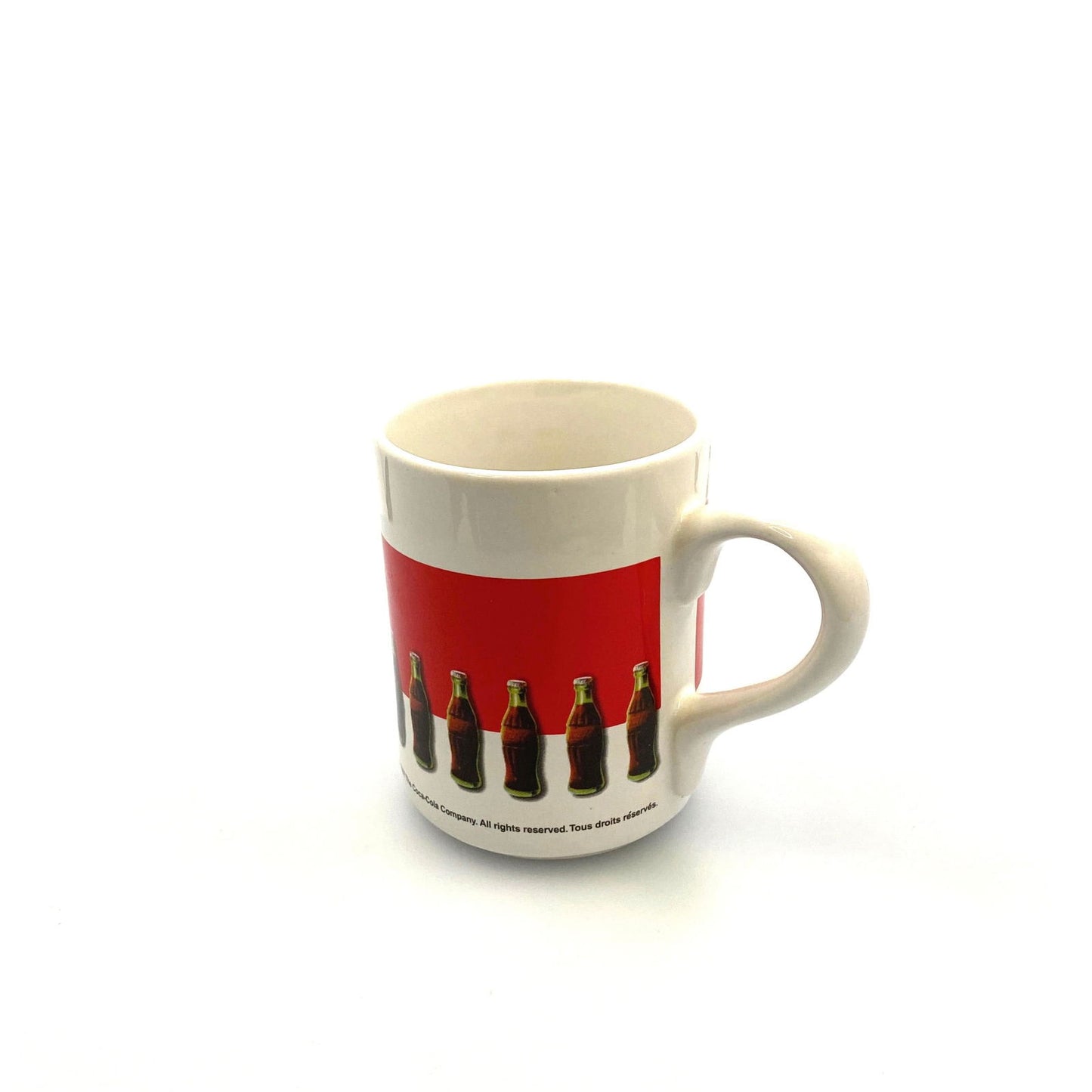Coca-Cola Large Logo Red White Ceramic Coffee Cup Mug 1997 - | Buy at Parsimony Shoppes