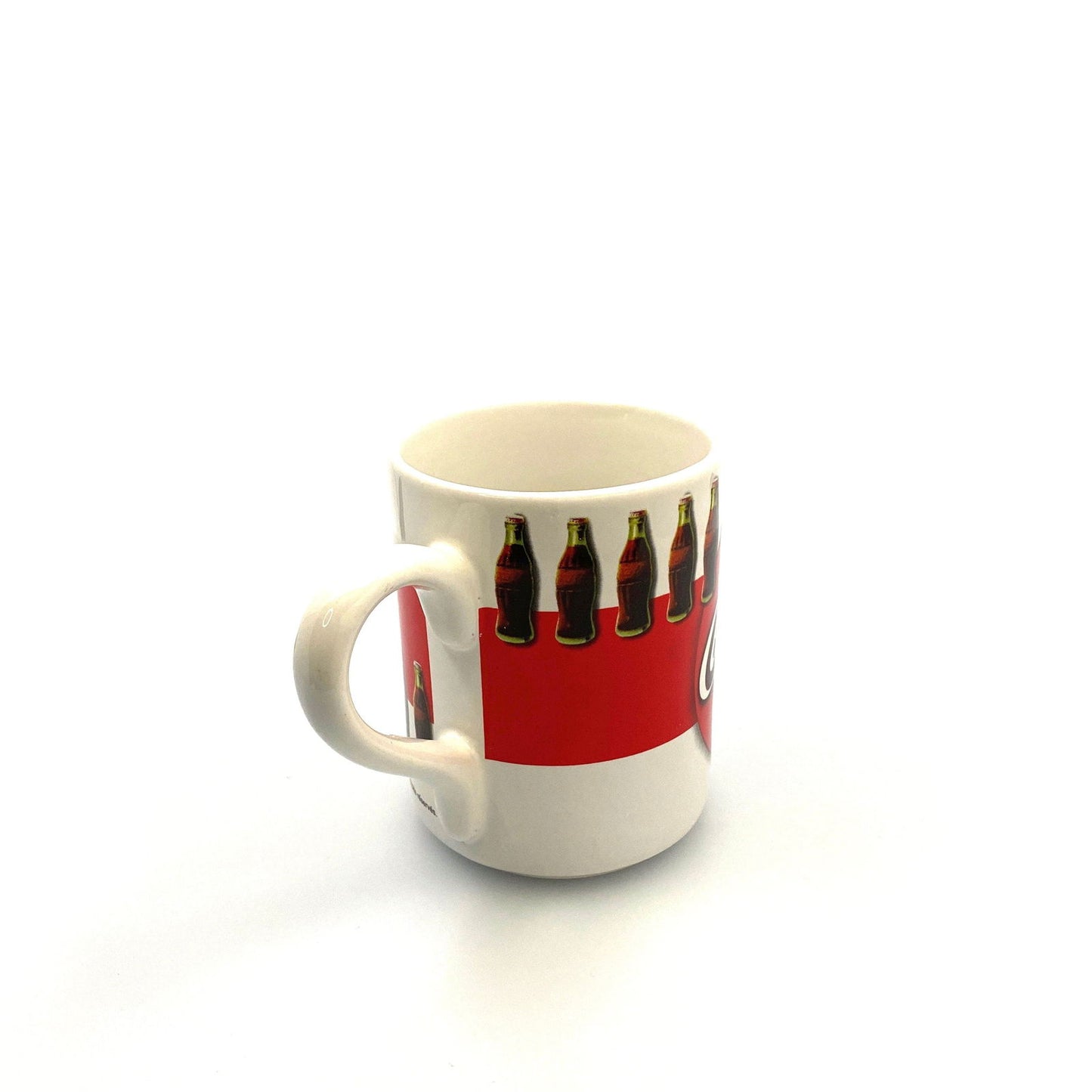 Coca-Cola Large Logo Red White Ceramic Coffee Cup Mug 1997 - | Buy at Parsimony Shoppes