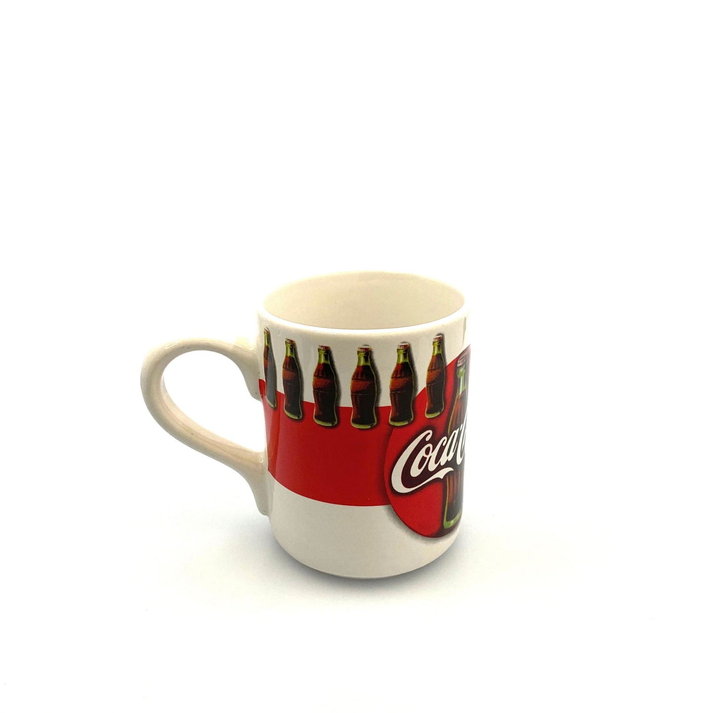 Coca-Cola Large Logo Red White Ceramic Coffee Cup Mug 1997 - | Buy at Parsimony Shoppes