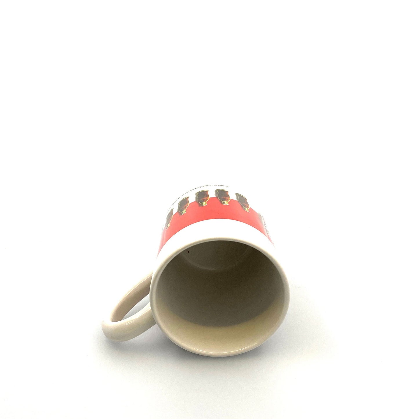 Coca-Cola Large Logo Red White Ceramic Coffee Cup Mug 1997 - | Buy at Parsimony Shoppes