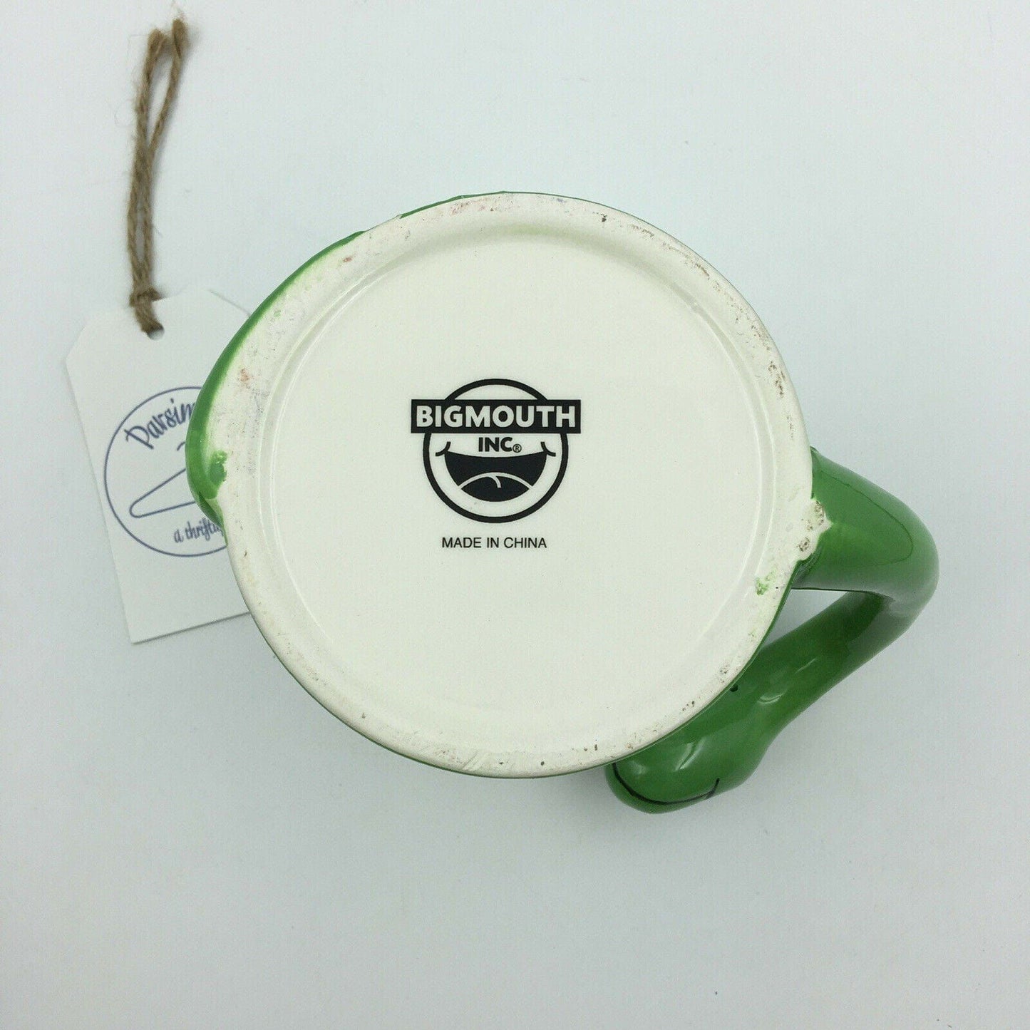 Coffee Connoi Saur Dinosaur Coffee Mug White Green 12 Oz. Bigmouth - | Buy at Parsimony Shoppes